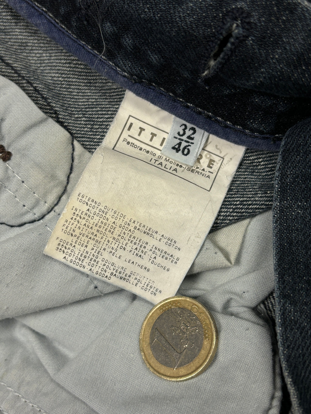 Dolce & Gabbana AW2003 Multi Pocket Zip Cargo Denim