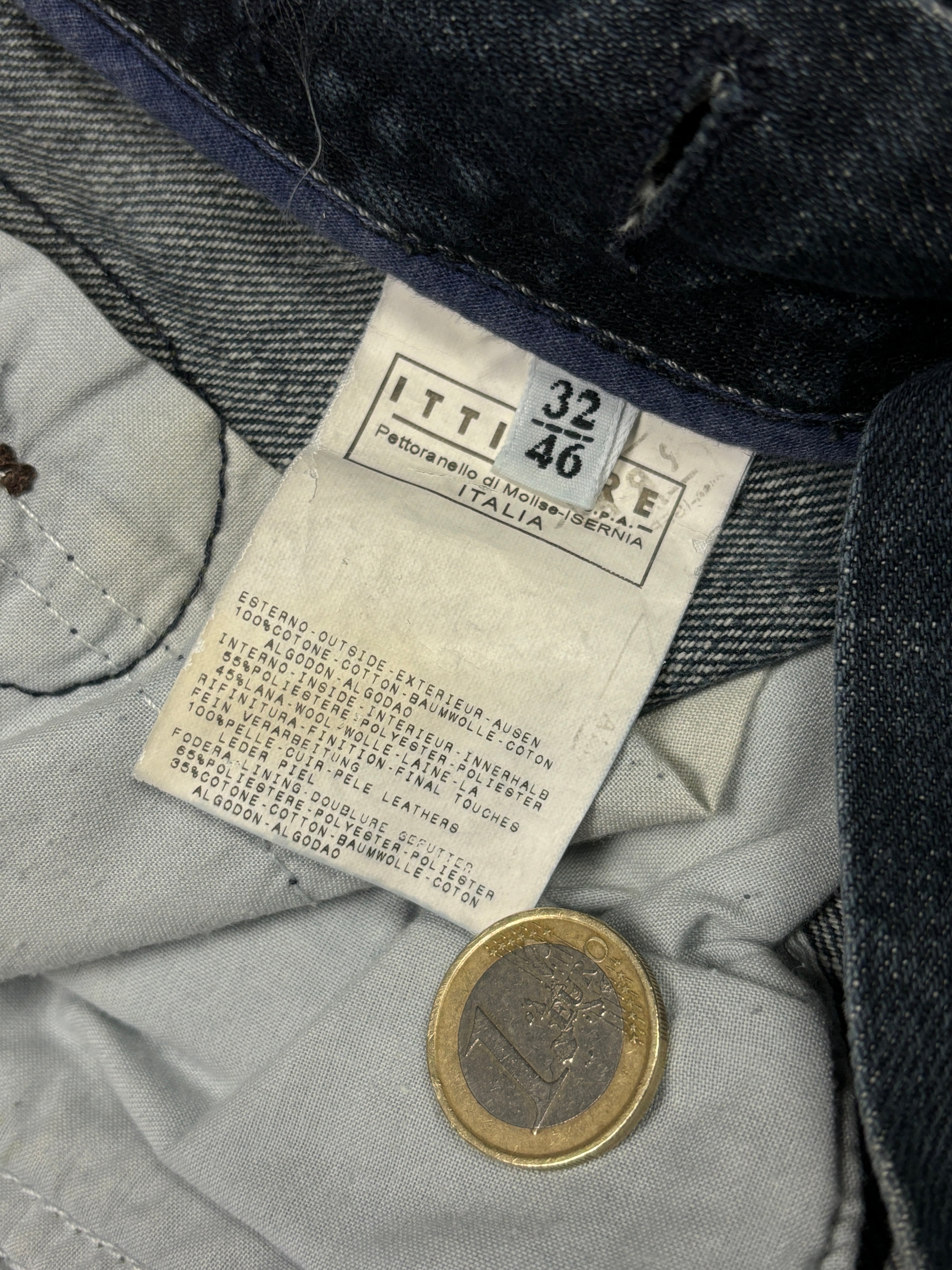 Dolce & Gabbana AW2003 Multi Pocket Zip Cargo Denim