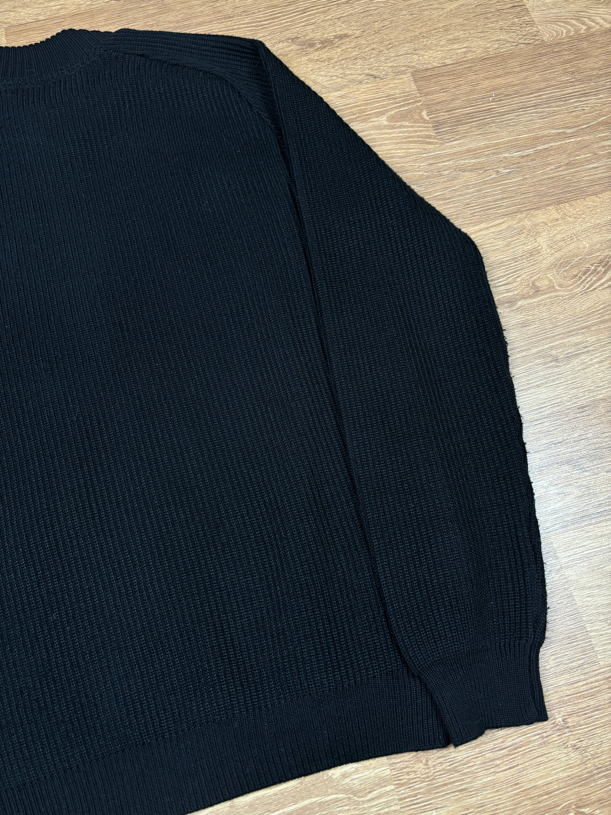 2000s Versace Sport Black Zip Knit