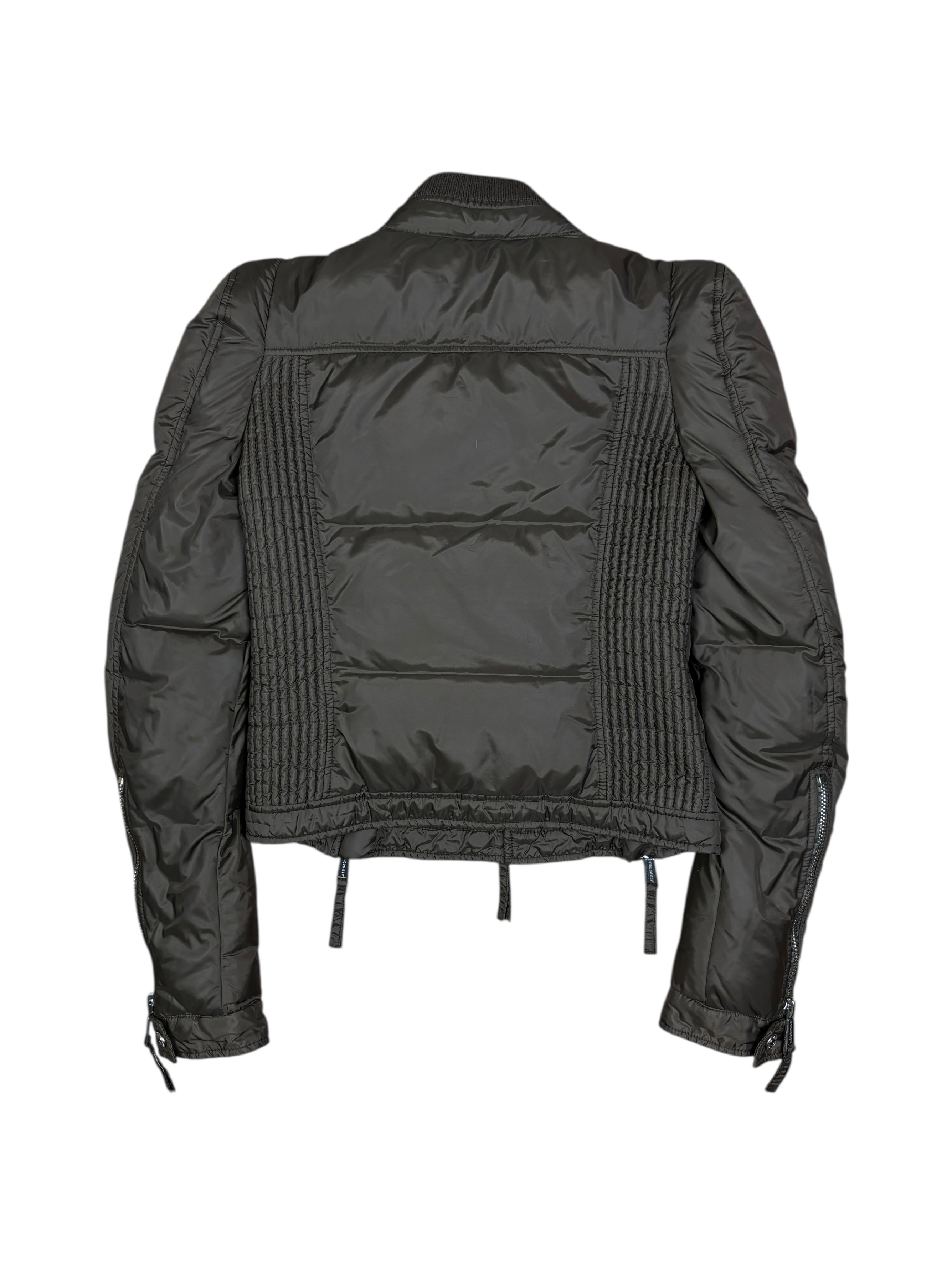 Dsquared2 Cropped Multi-Zip Puffer Jacket