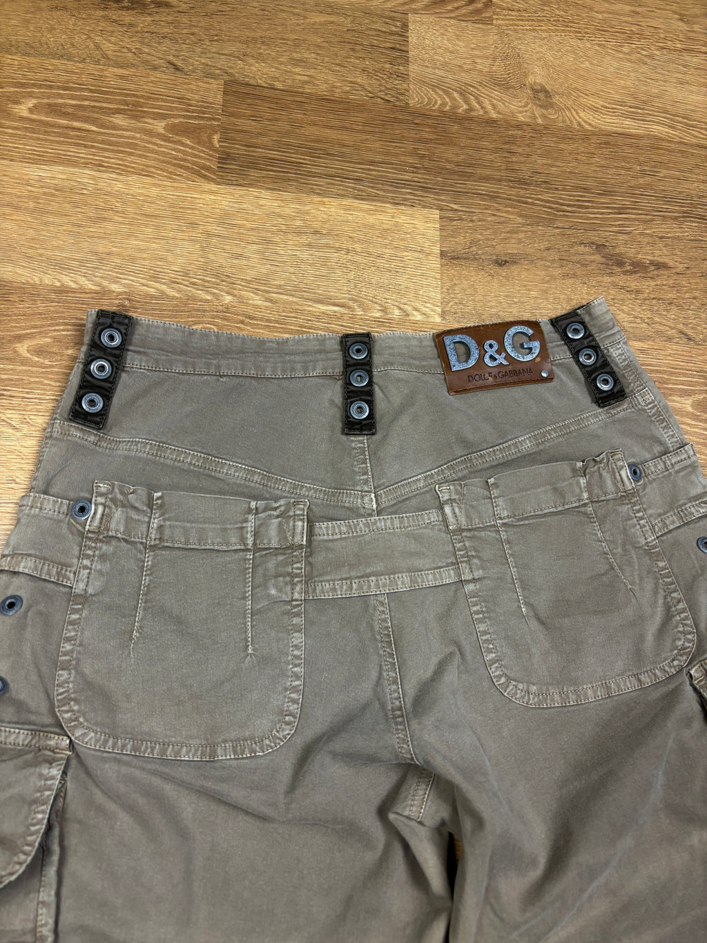 SS2003 Dolce & Gabbana Bondage Cargo Shorts