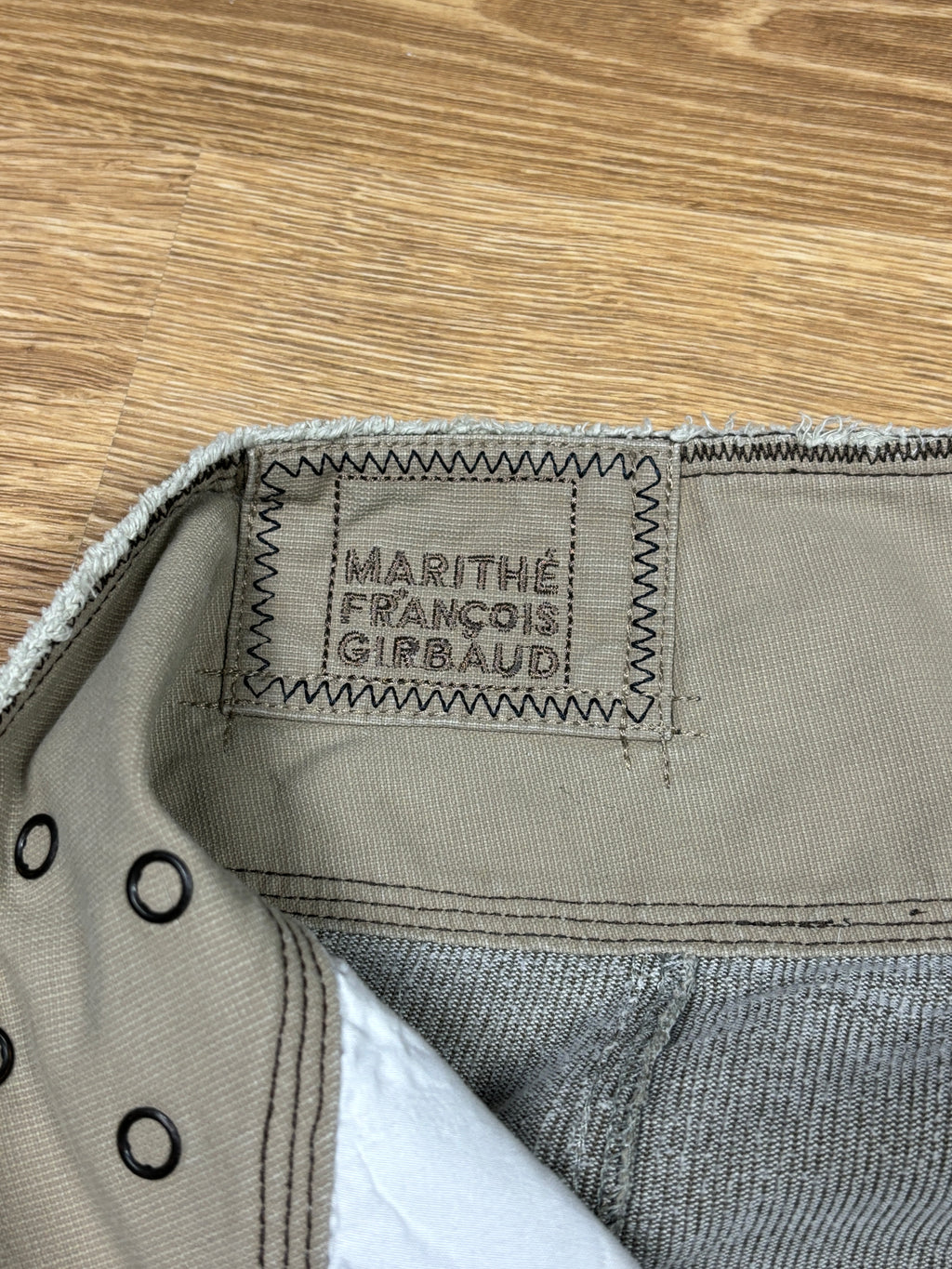 Marithé François Girbaud Wide Leg Corduroy Cargo Pants