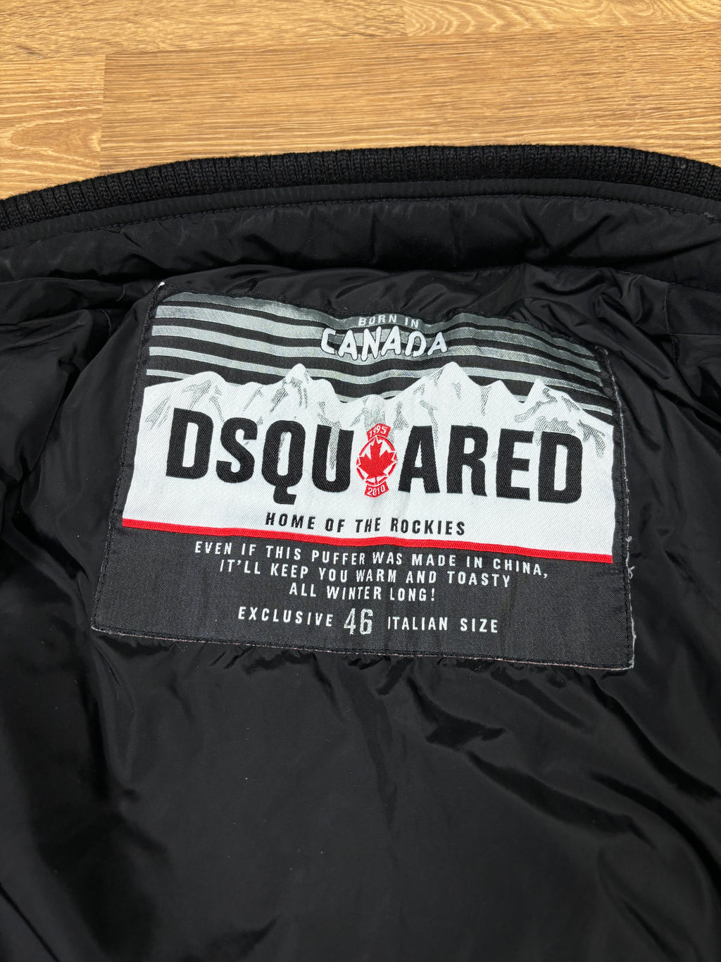 Chaqueta bomber Dsquared2 de plumón utilitaria multirremallera