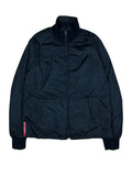 2000s Prada Linea Rossa Black Nylon Jacket
