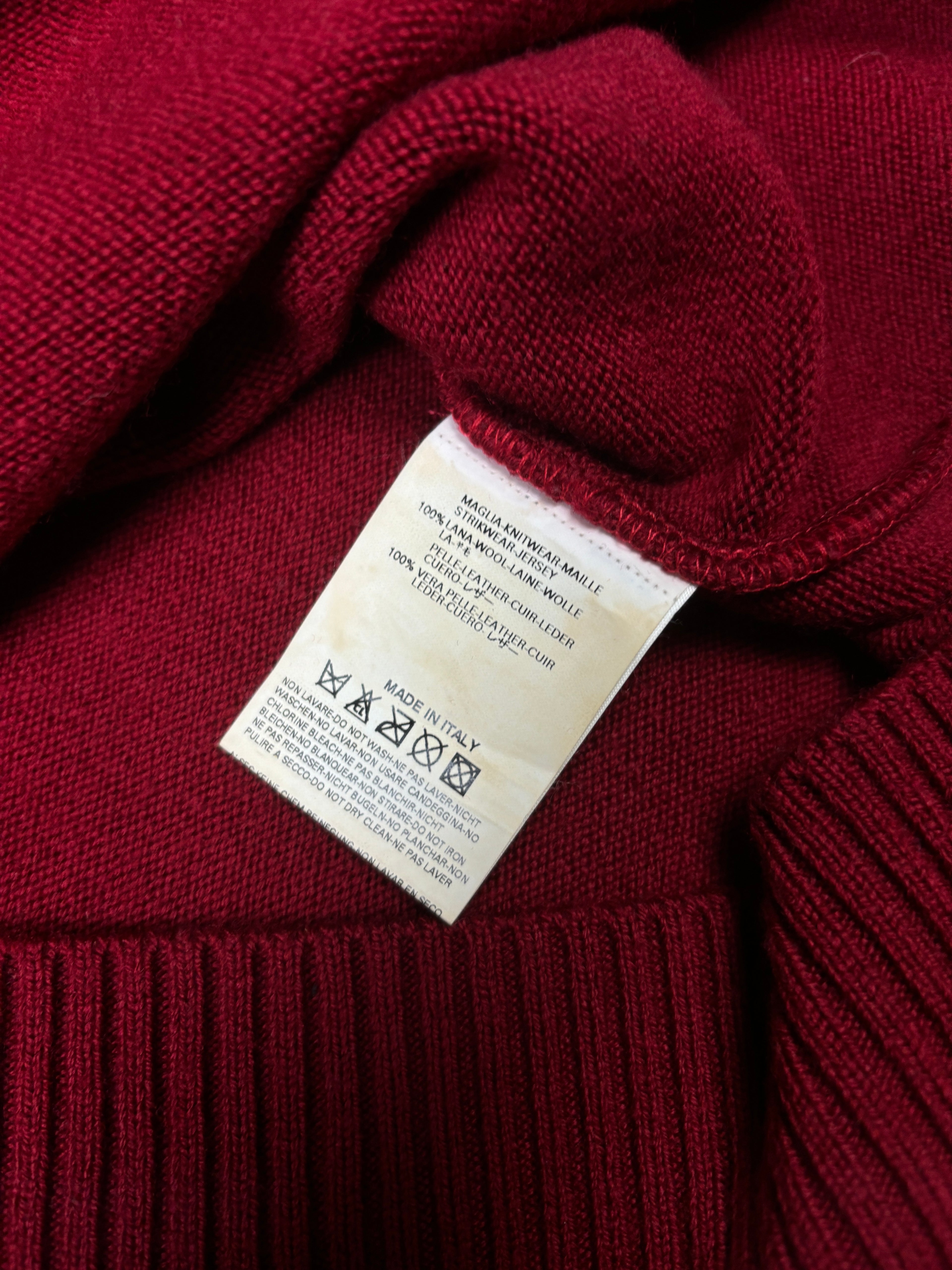 AW2004 Dsquared2 Runway Wool Knit Polo