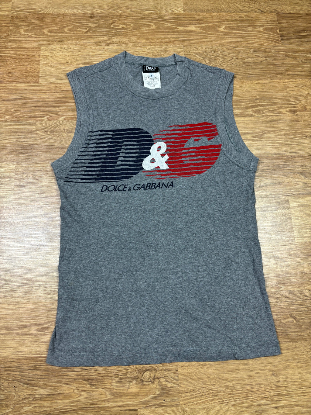 2000s Dolce & Gabbana Grey Sleeveless Top