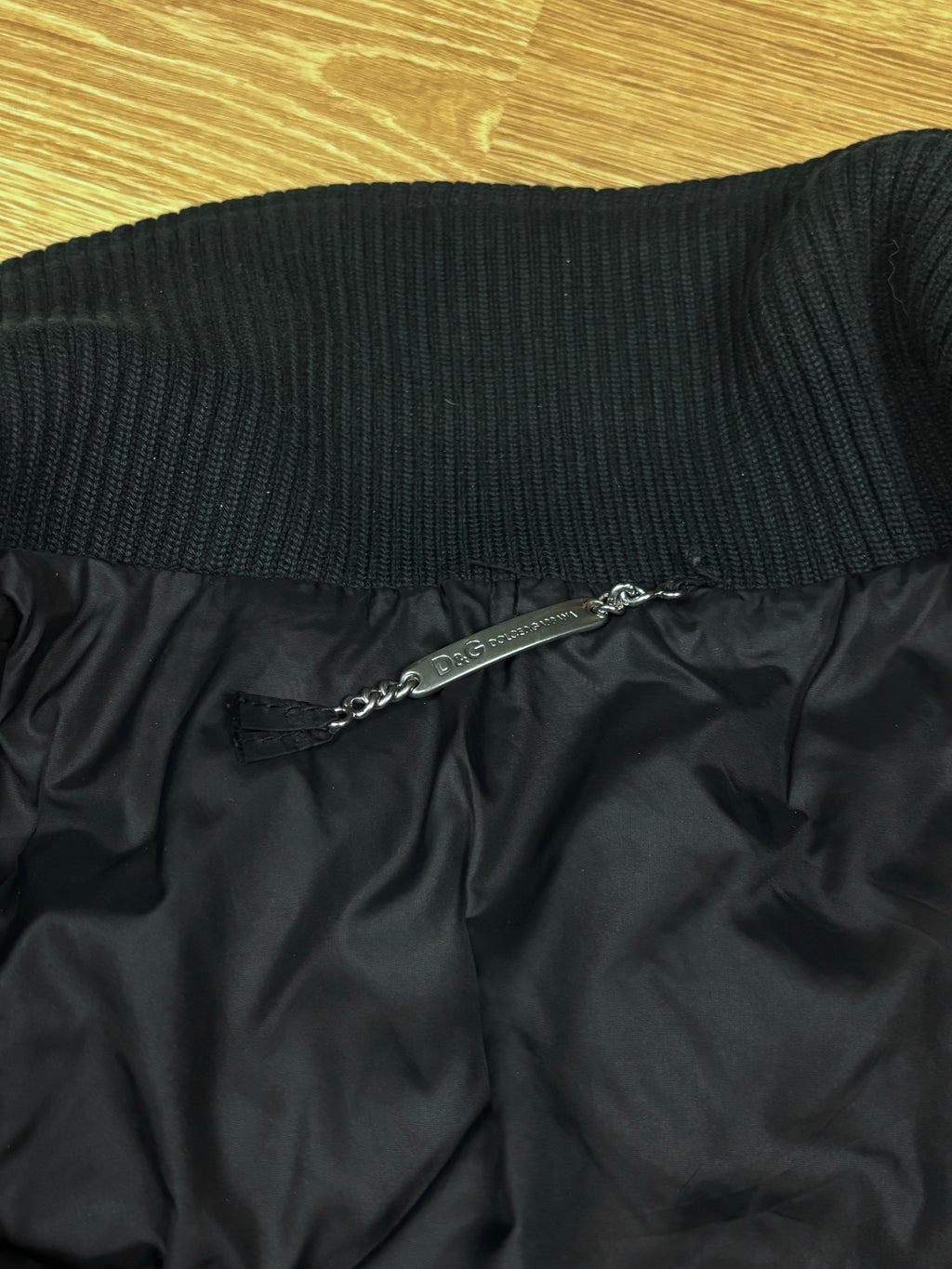 2000s Dolce & Gabbana Black Puffer Jacket
