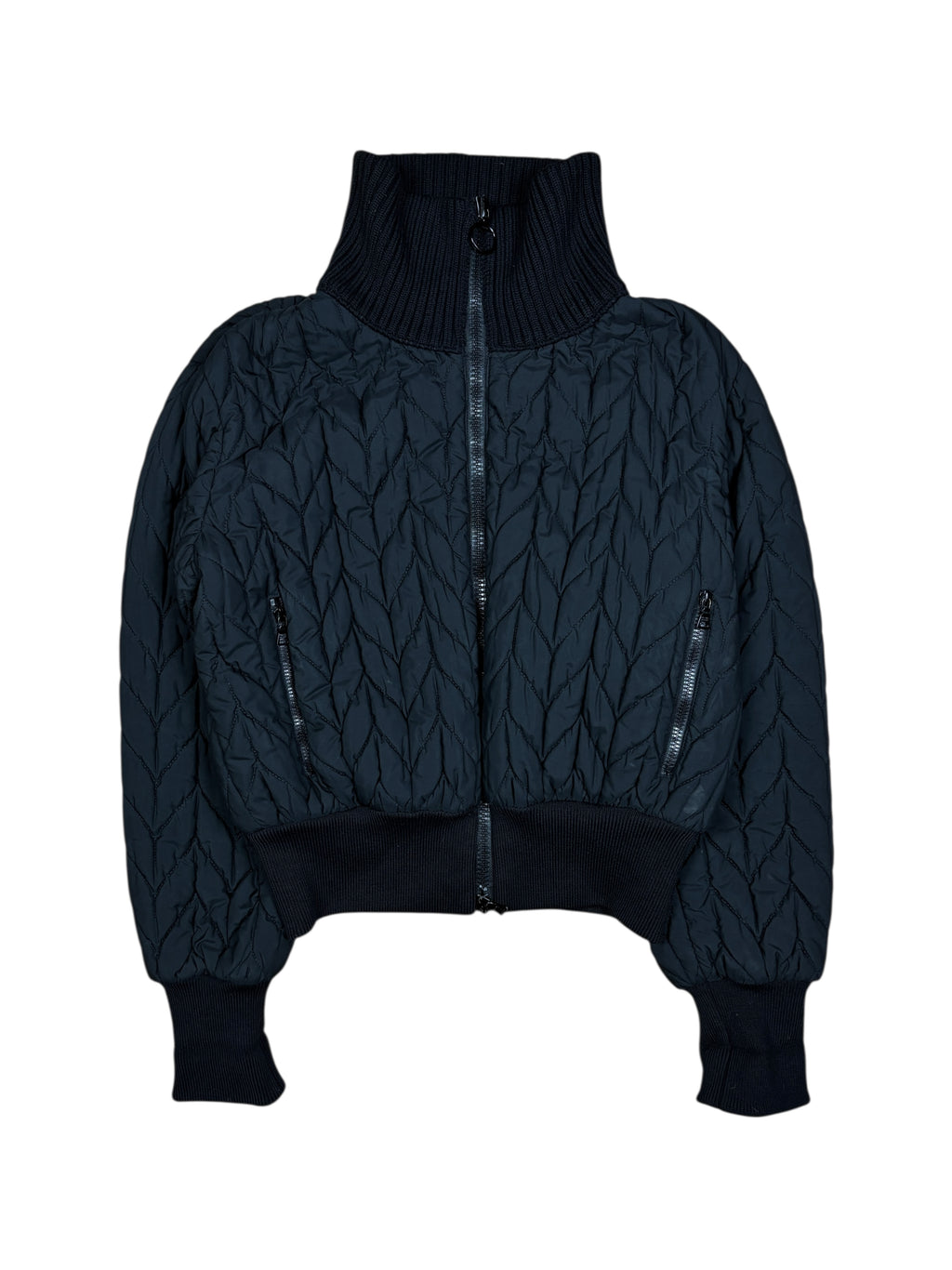2000s Prada Quilted Bomber Jacket
