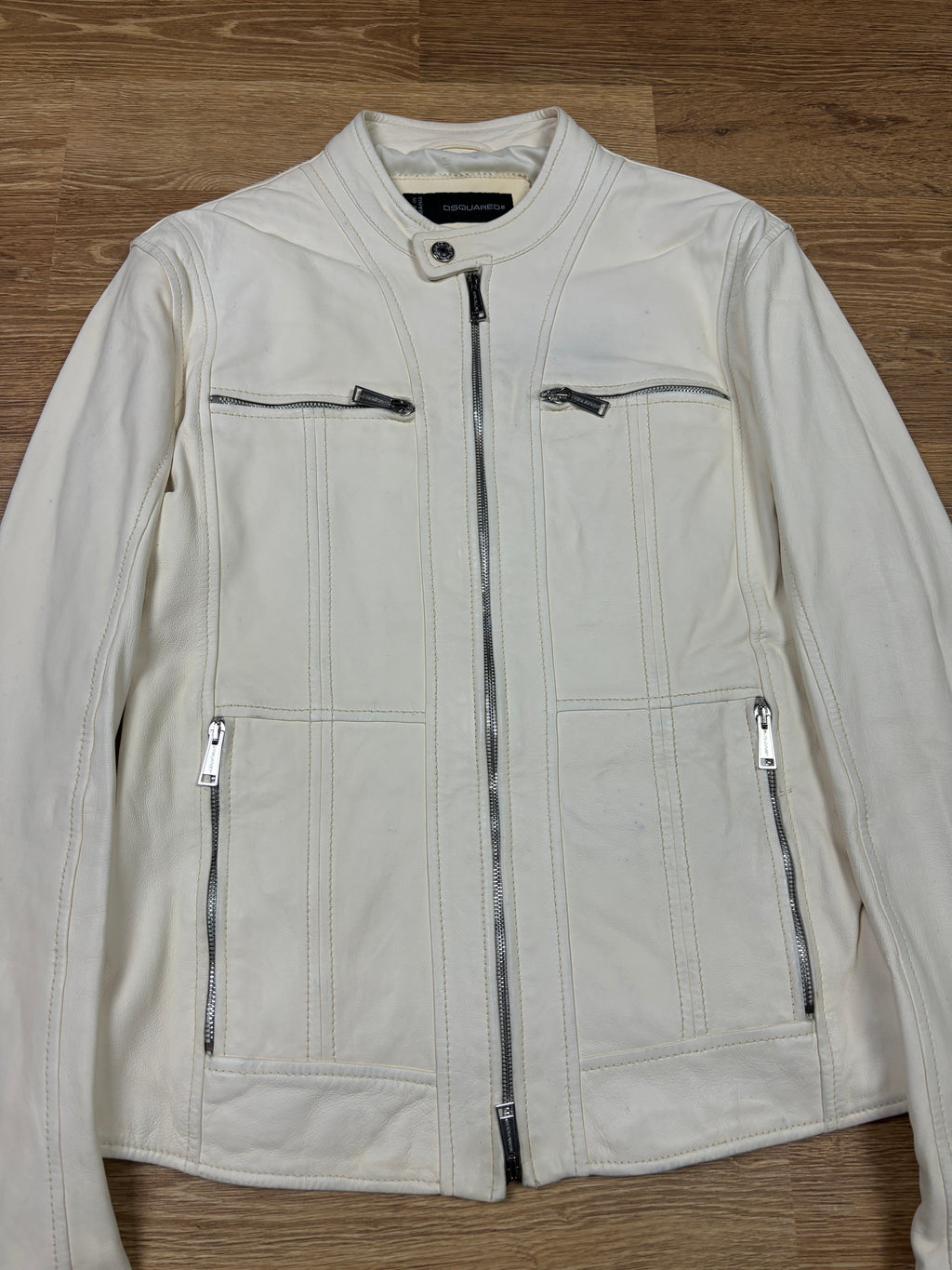 Dsquared2 SS2013 Runway Leather Biker Jacket