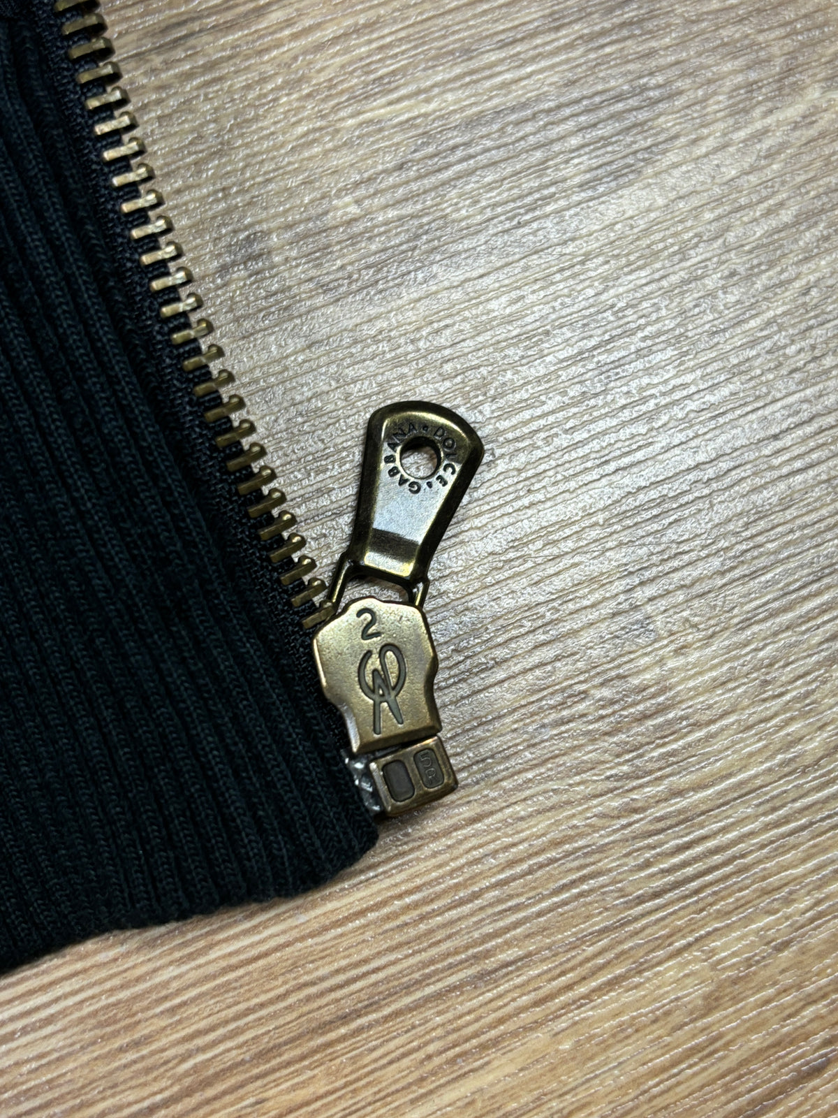 2000s Dolce & Gabbana Military Patch Nylon Bomber Jacket