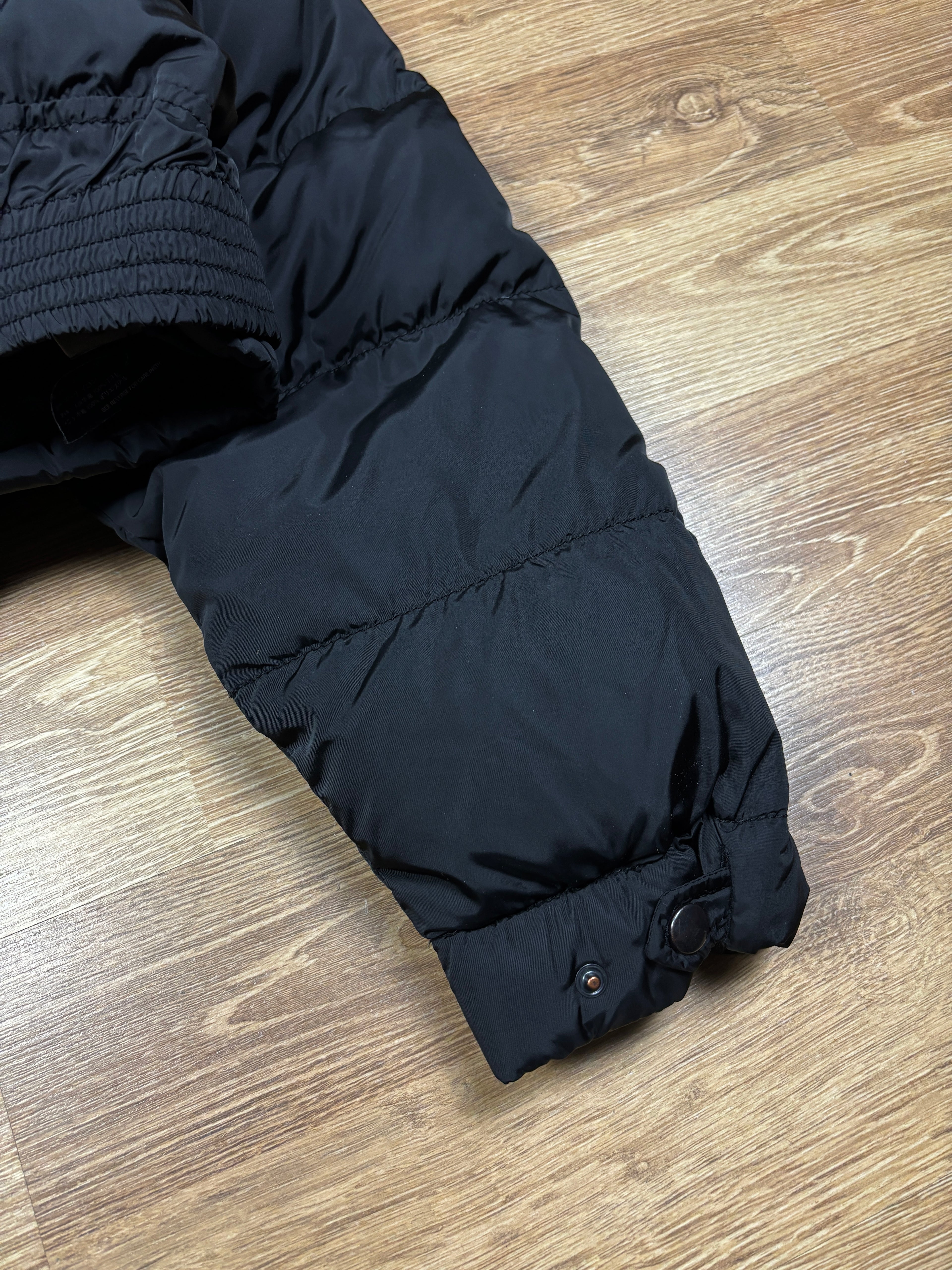 Prada Milano Cropped Down Hooded Jacket