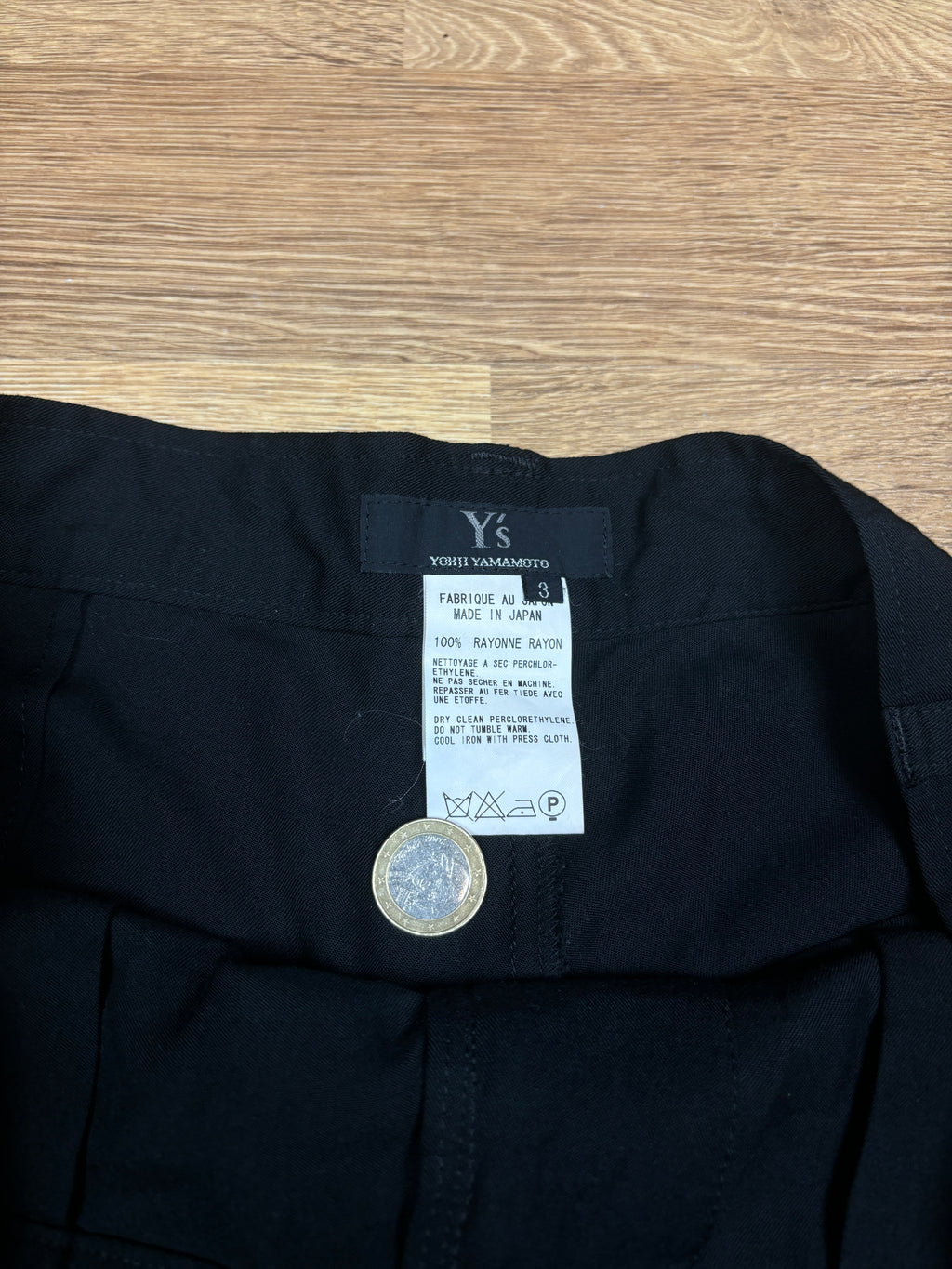 Pantalones anchos de rayón de Y's Yohji Yamamoto