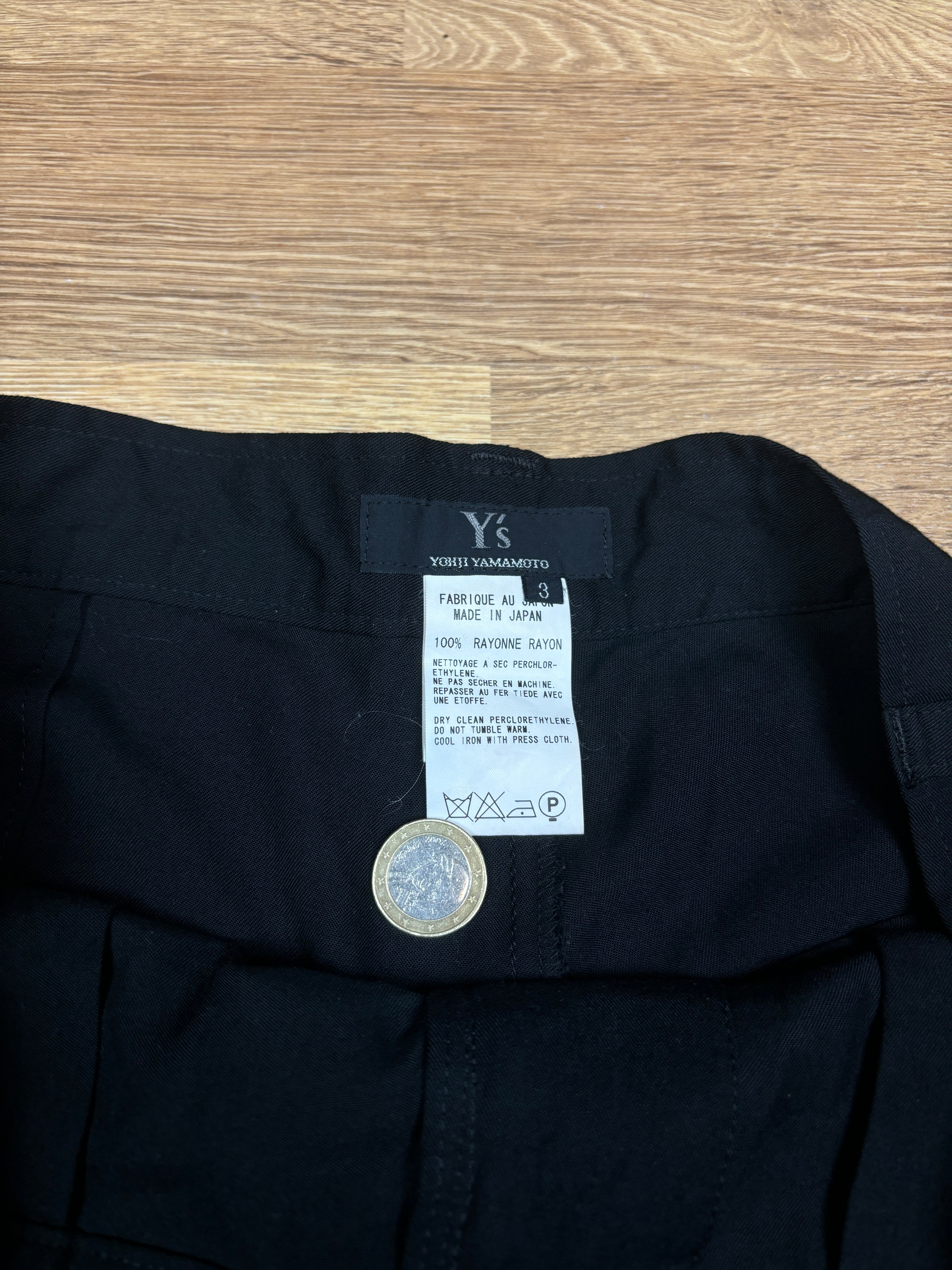 Pantalones anchos de rayón de Y's Yohji Yamamoto