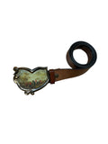 2000s Dsquared2 Renaissance Painting Leather Belt