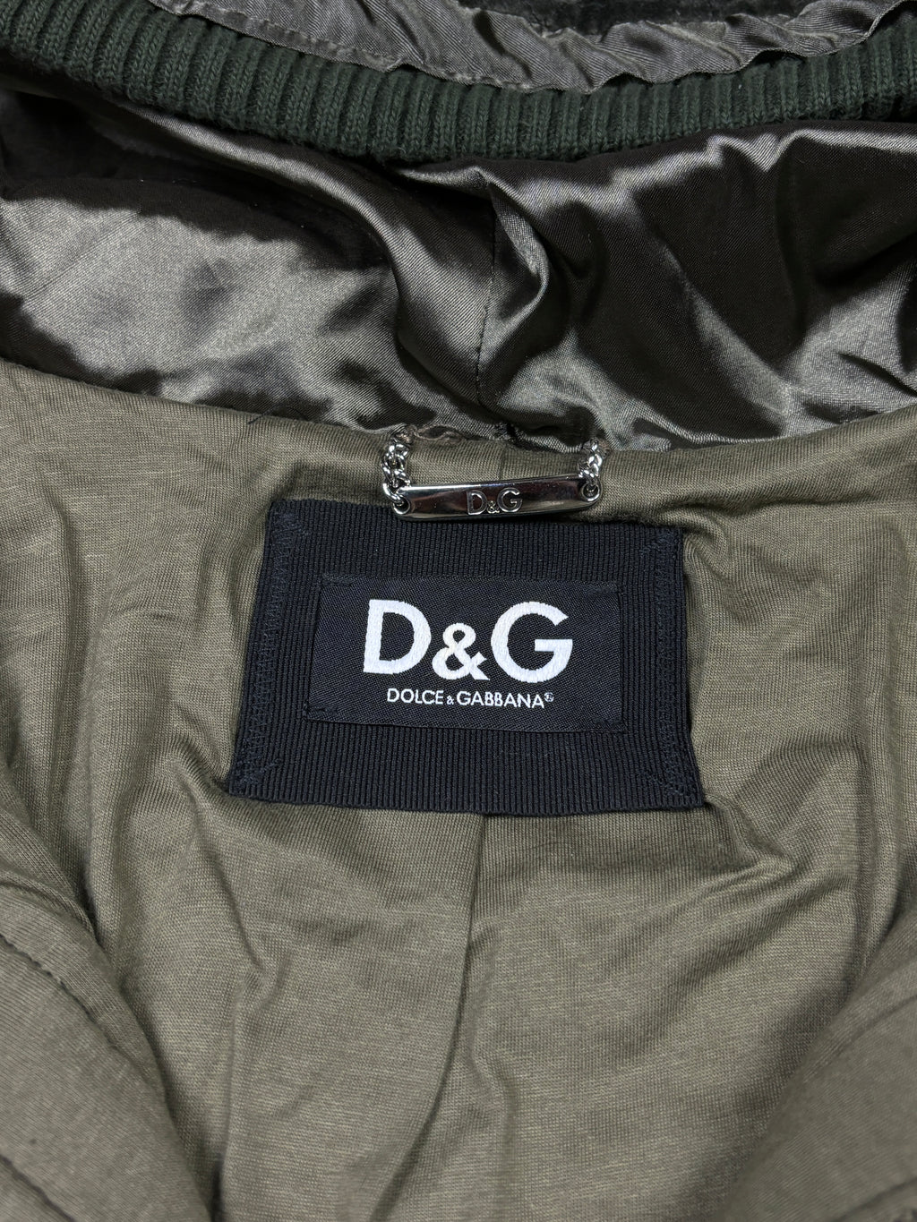 2000s Dolce & Gabbana Hooded Bomber Jacket