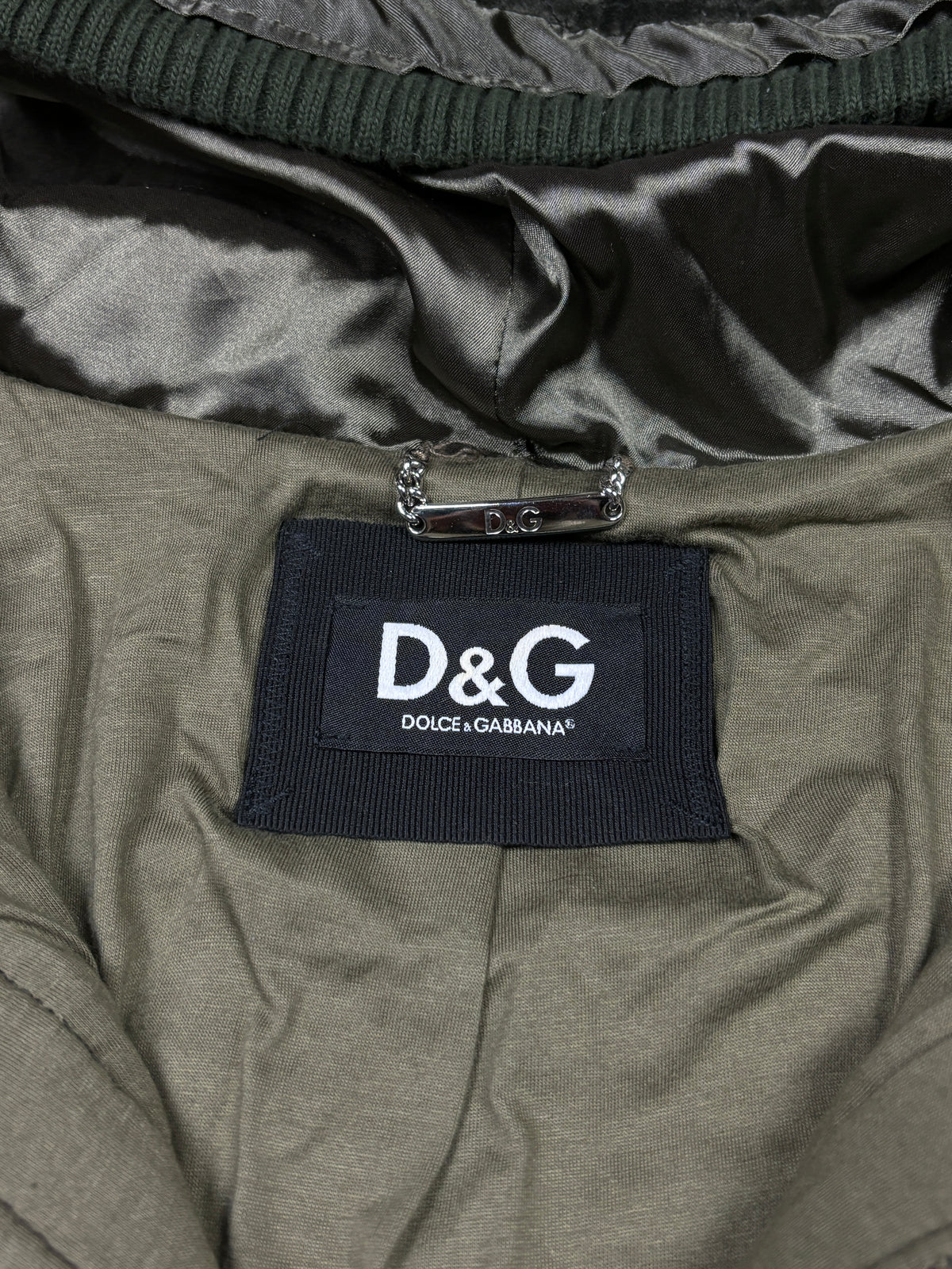 2000s Dolce & Gabbana Hooded Bomber Jacket