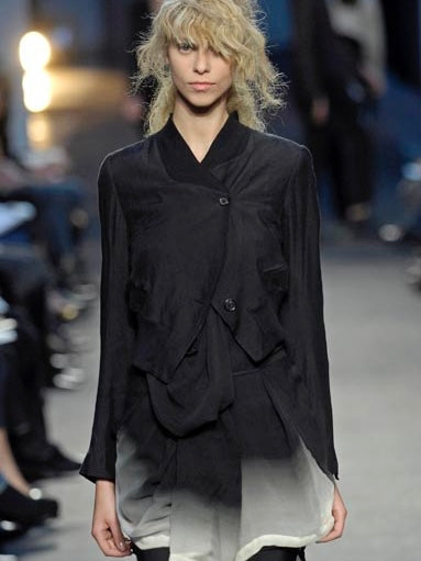 Ann Demeulemeester SS2007 Runway Asymmetrical Jacket