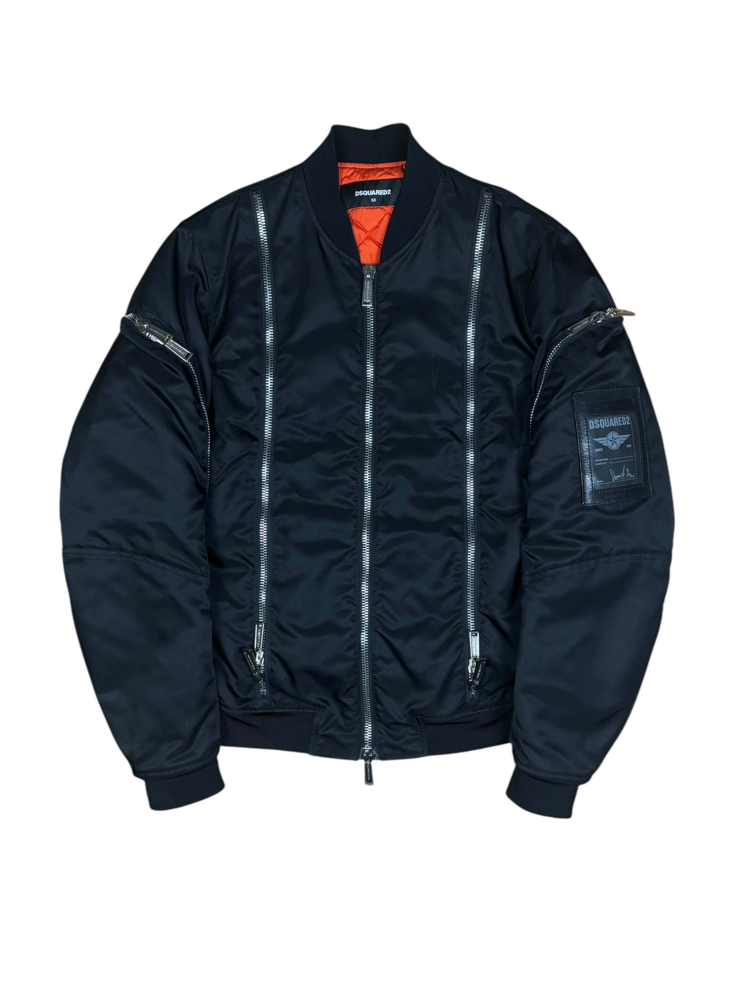 Dsquared2 Multi-Zip Bomber Jacket