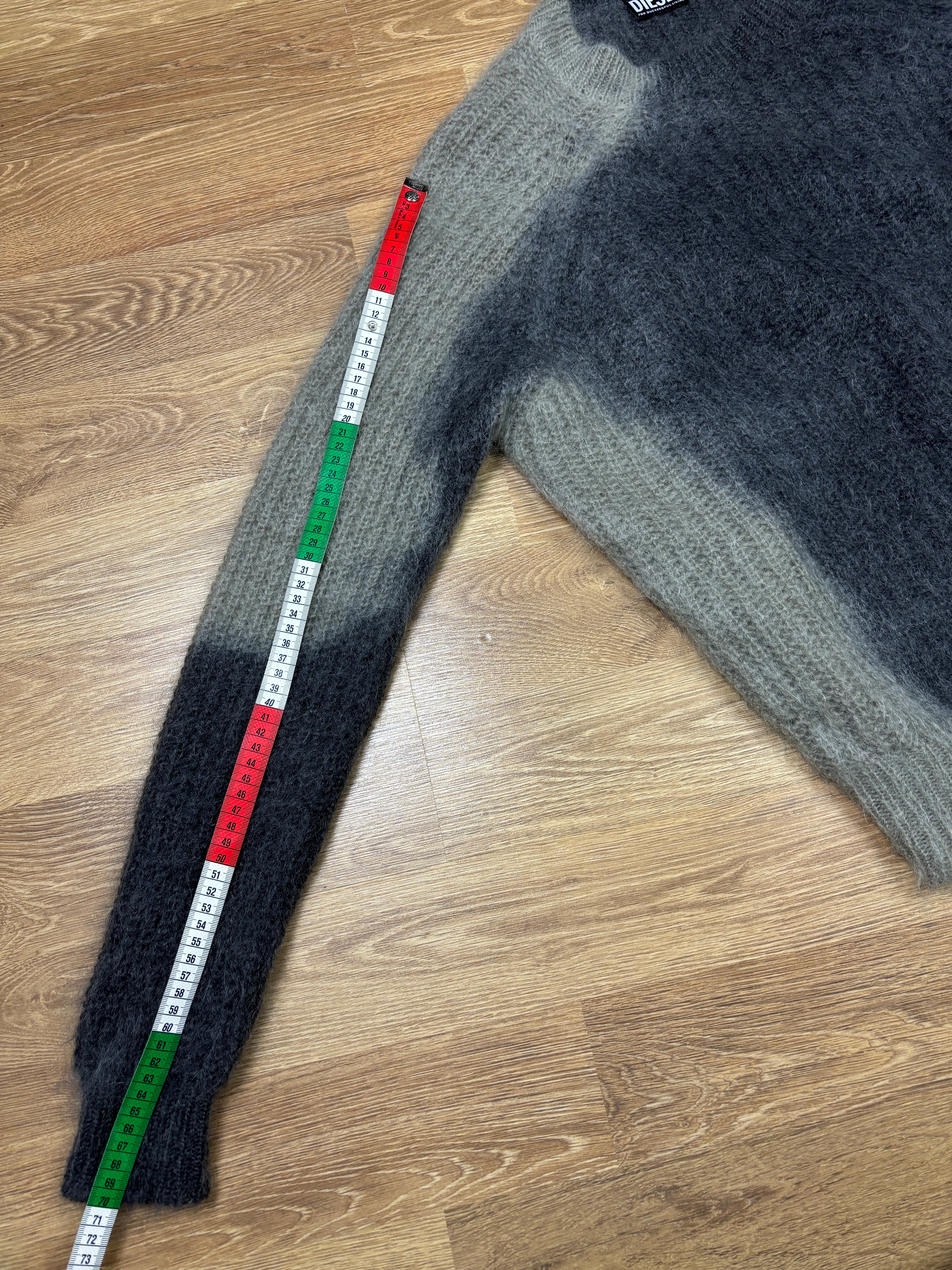 Diesel Mohair Blend Gradient Knit Sweater