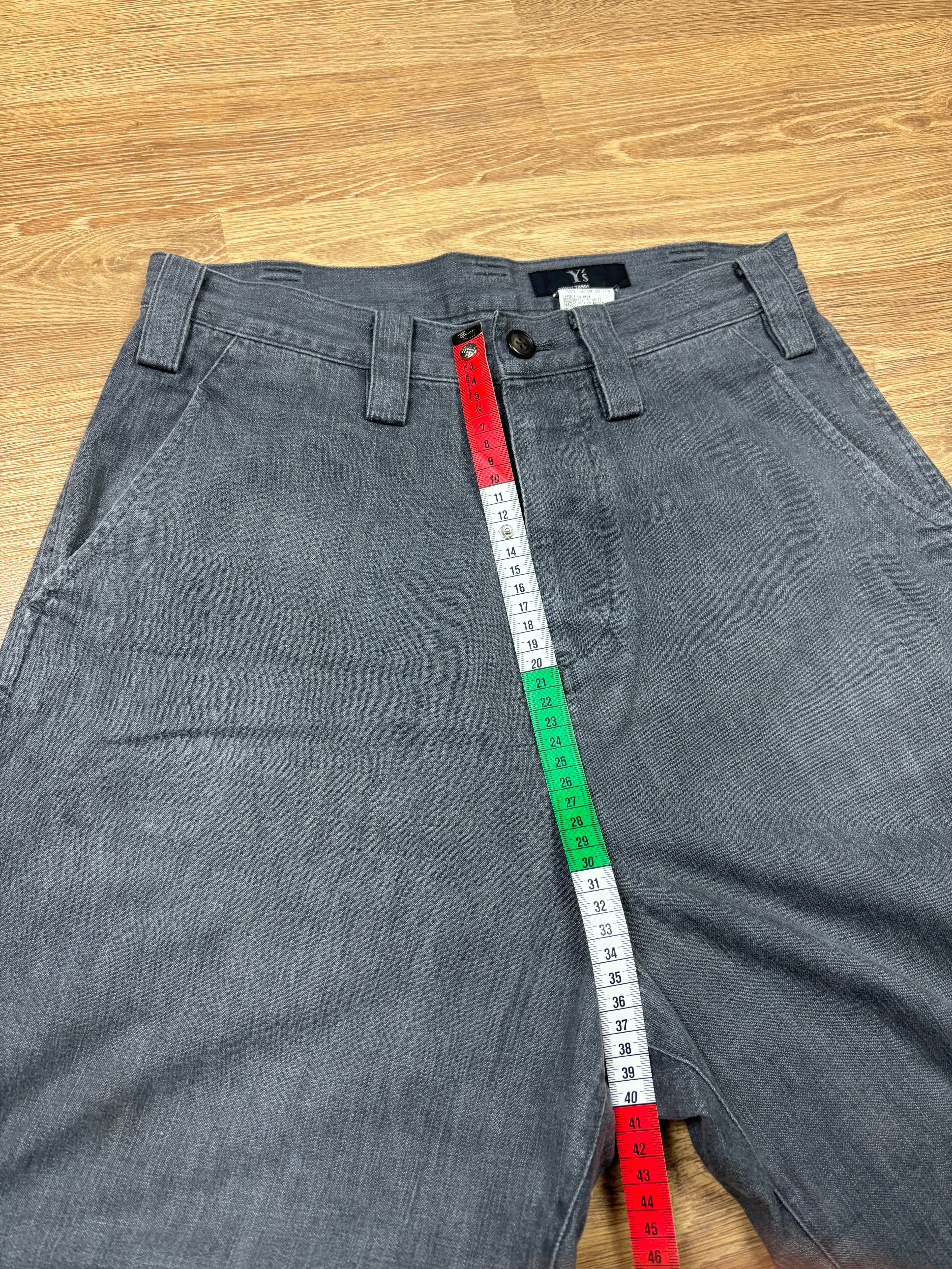 Y’s by Yohji Yamamoto Gradient Dyed Wide Leg Trousers