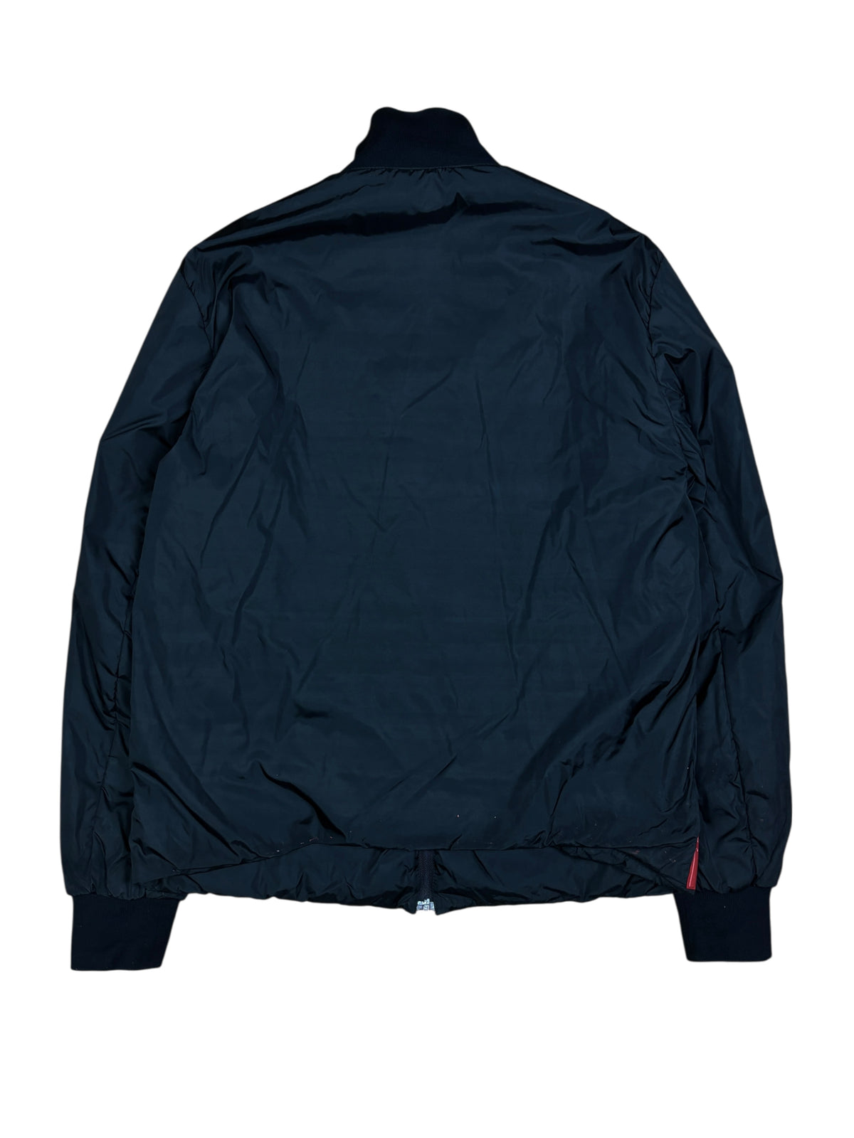2000s Prada Linea Rossa Black Nylon Jacket