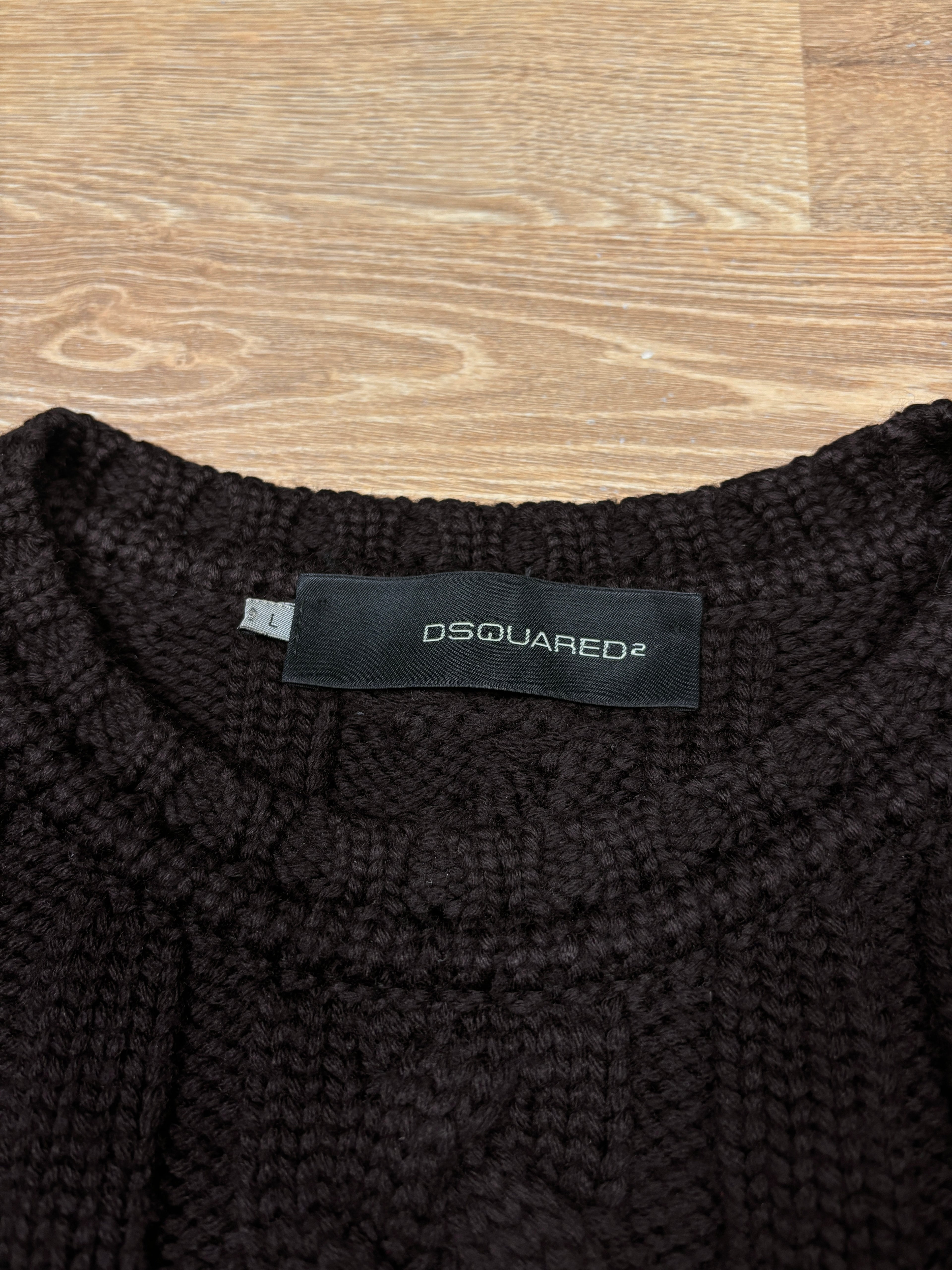 AW2004 Dsquared2 Runway Wool Knit Sweater