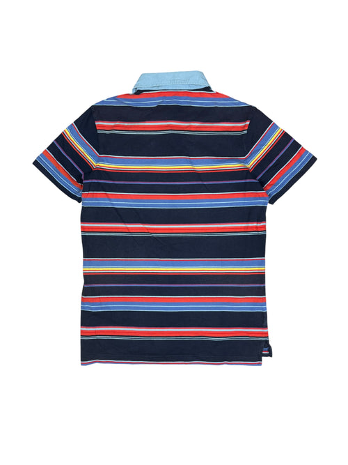 2000s Dolce & Gabbana Multicolor Striped Polo Shirt