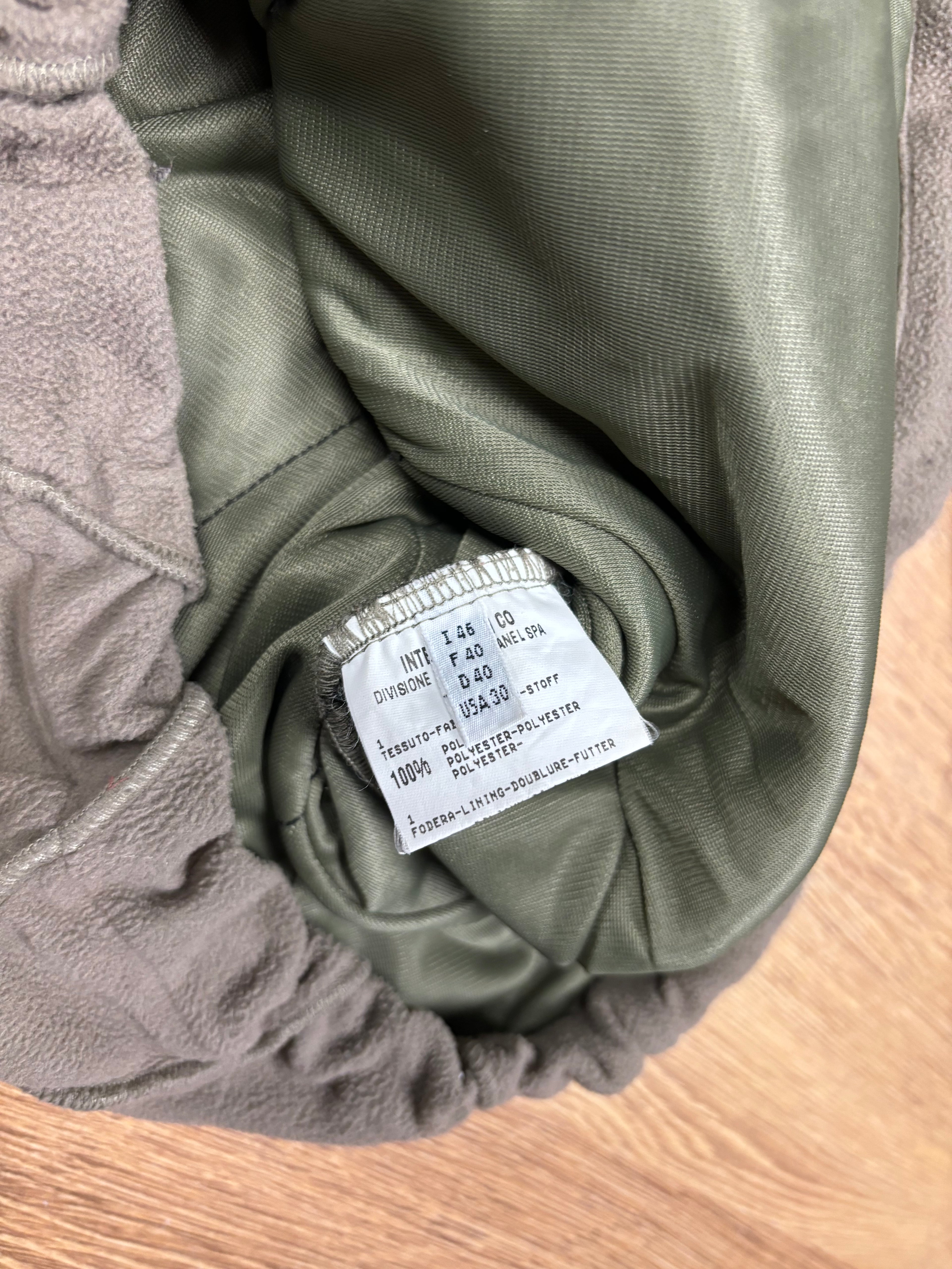 Marithé François Girbaud FW2000 Fleece Panel Jacket