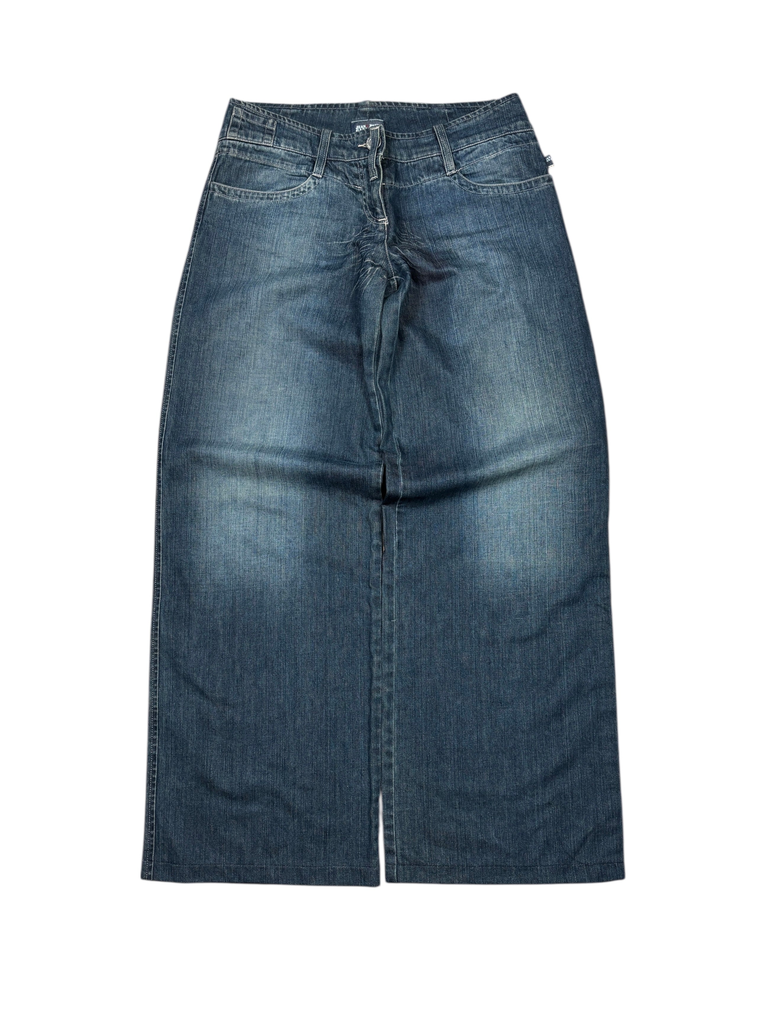 2000s Jean Paul Gaultier Wide Leg Denim Jeans