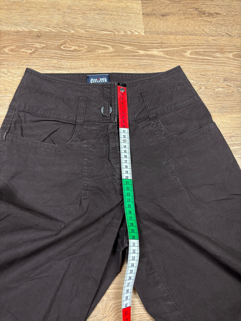 Jean Paul Gaultier Wide Leg Cotton Trousers