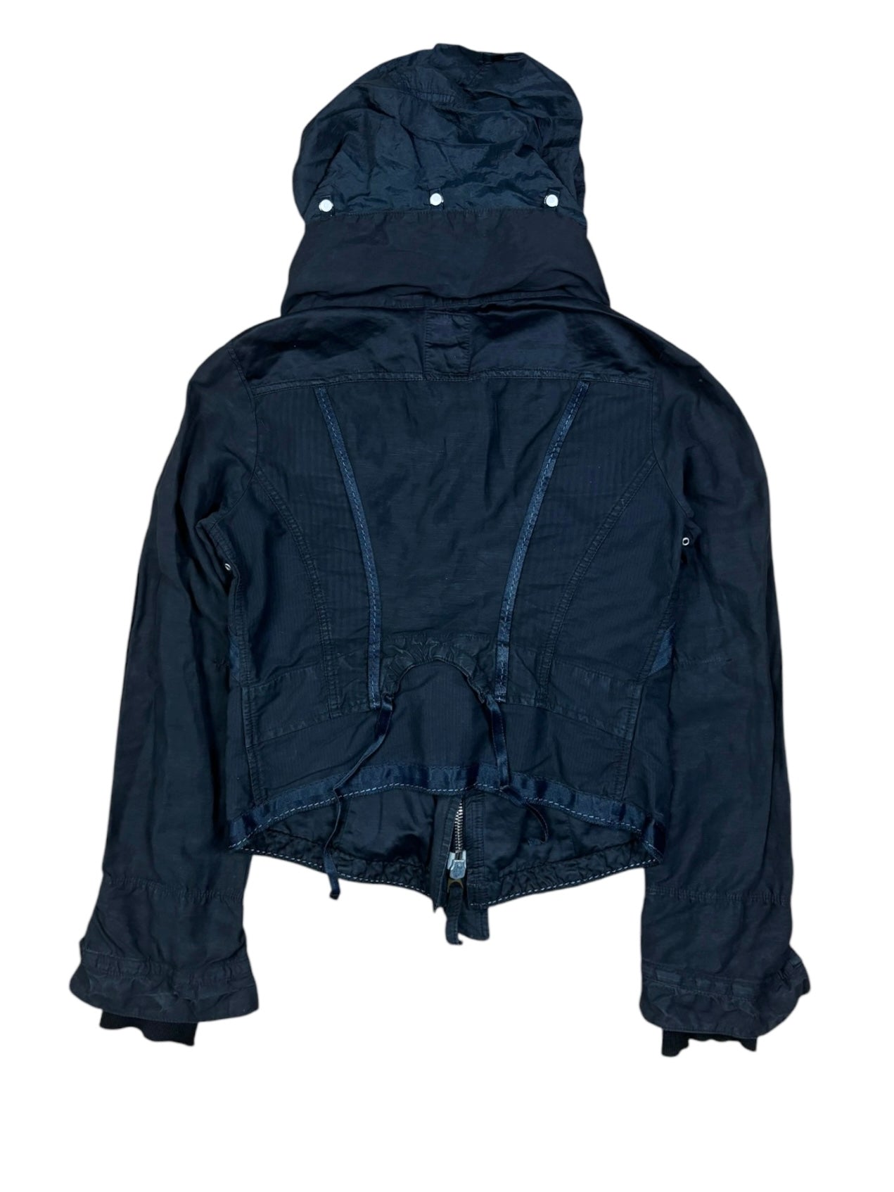 Marithé François Girbaud SS2007 Bondage Cropped Hooded Jacket