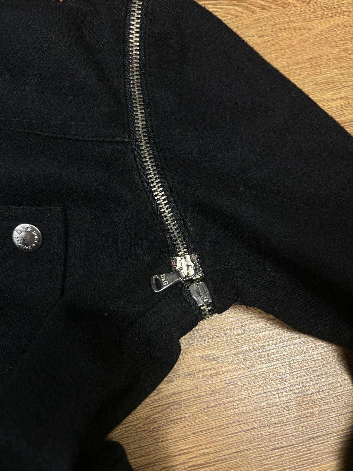 2000s Dolce & Gabbana Wool Utility Coat