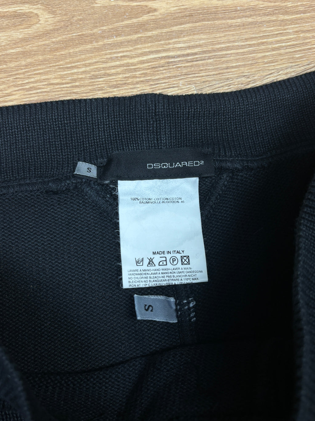 2000s Dsquared2 Wide Leg Knit Sweatpants