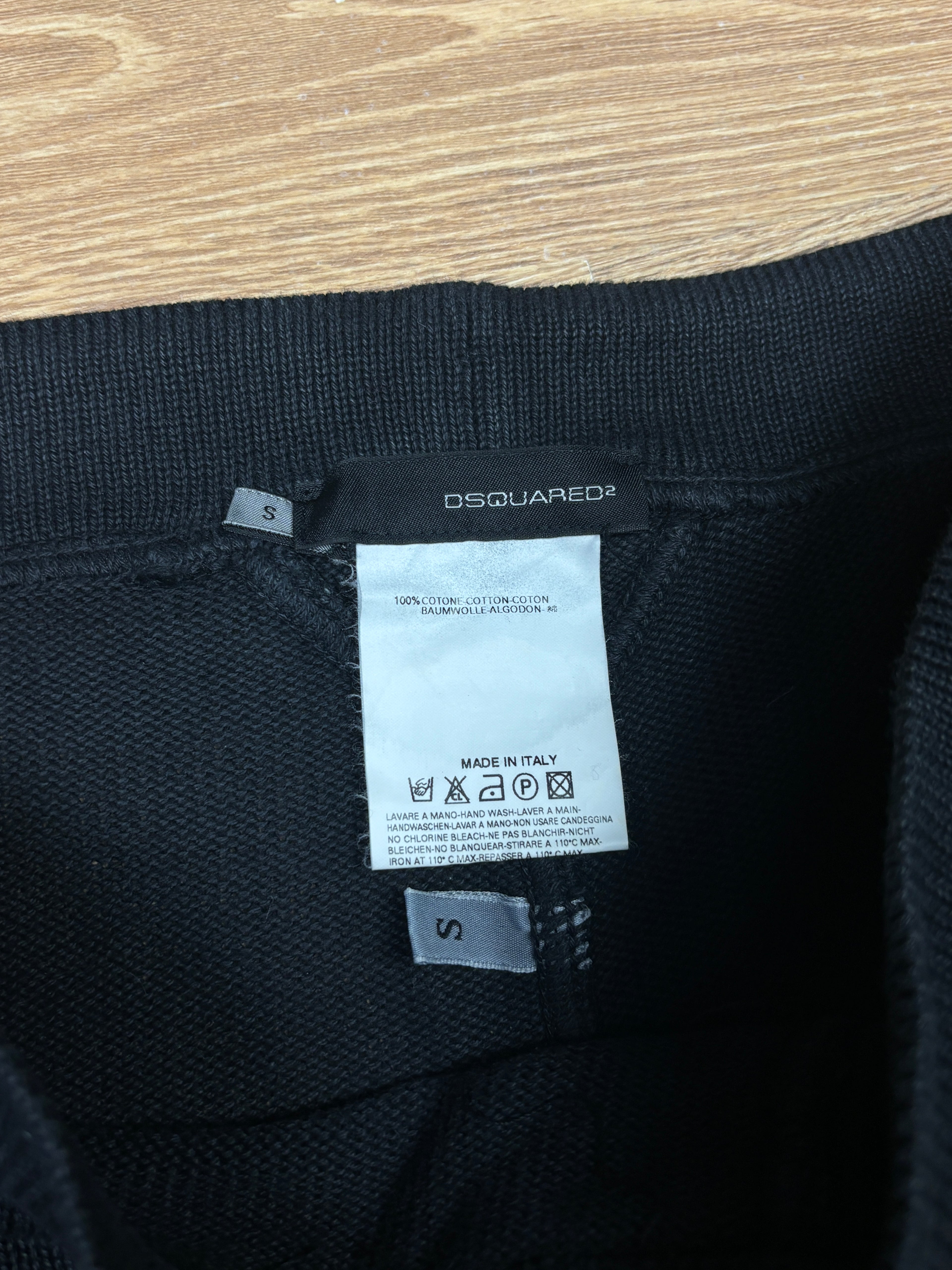 2000s Dsquared2 Wide Leg Knit Sweatpants