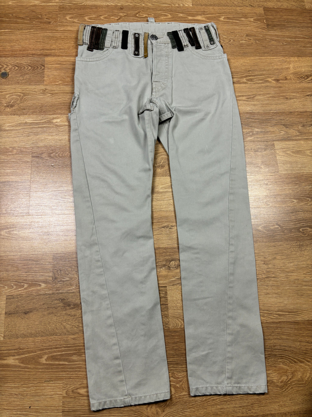 Dsquared2 SS2005 Runway Multi Belt Loop Utility Pants