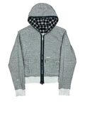 2000s Dsquared2 Distressed Full Zip Hoodie