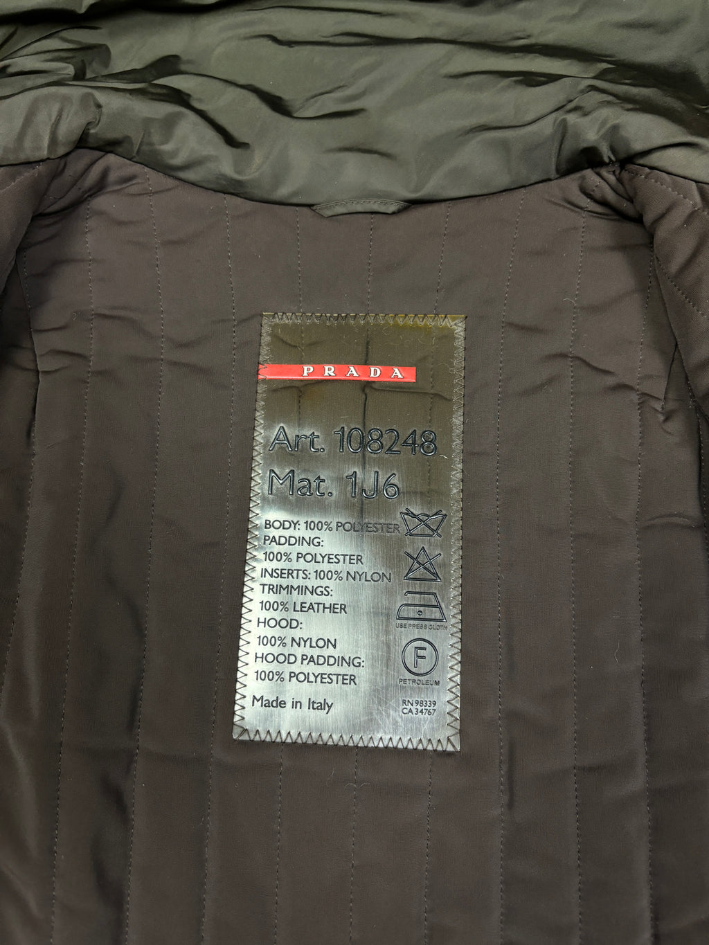 2000s Prada Fleece Scarf Jacket