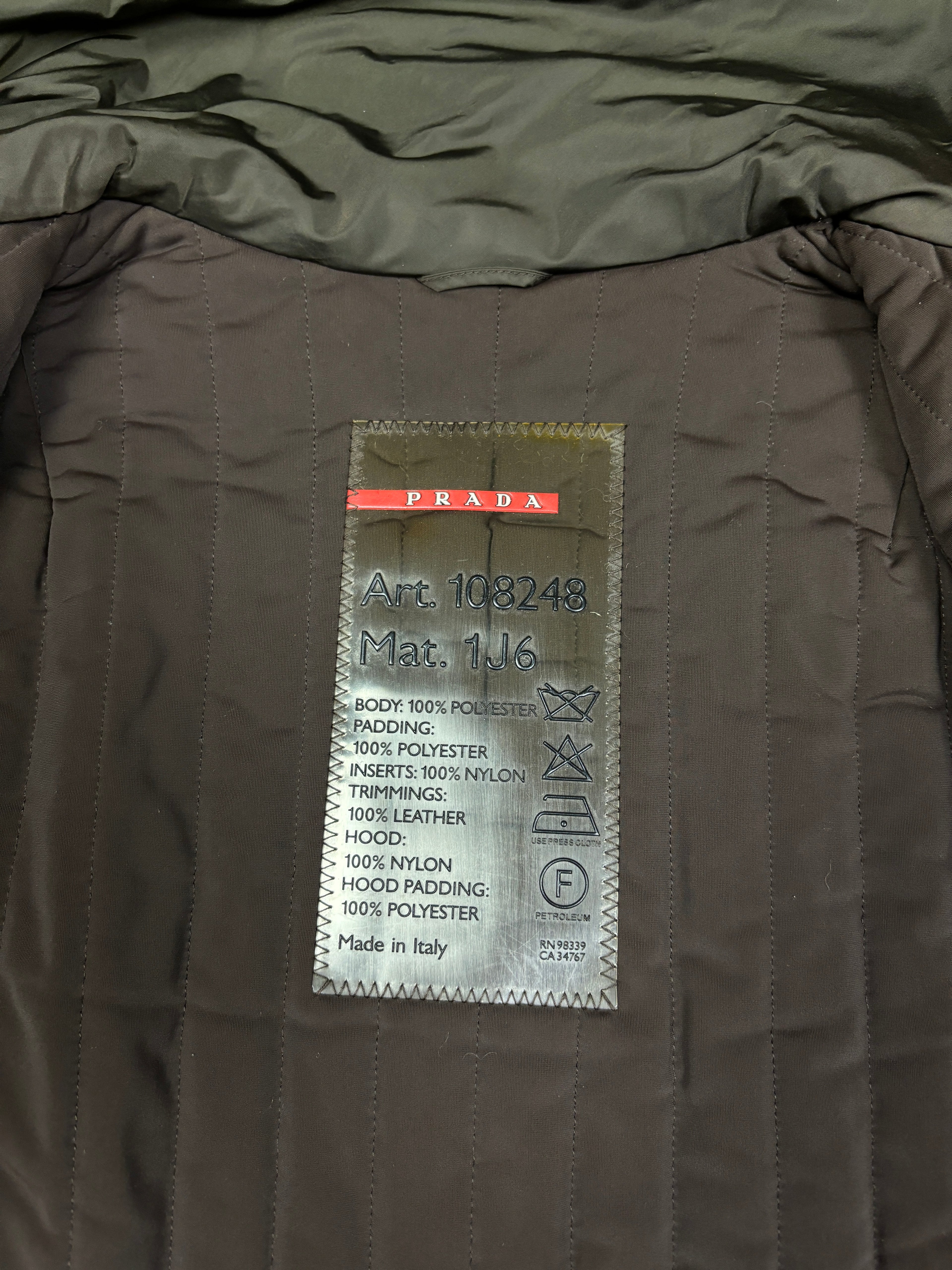 2000s Prada Fleece Scarf Jacket