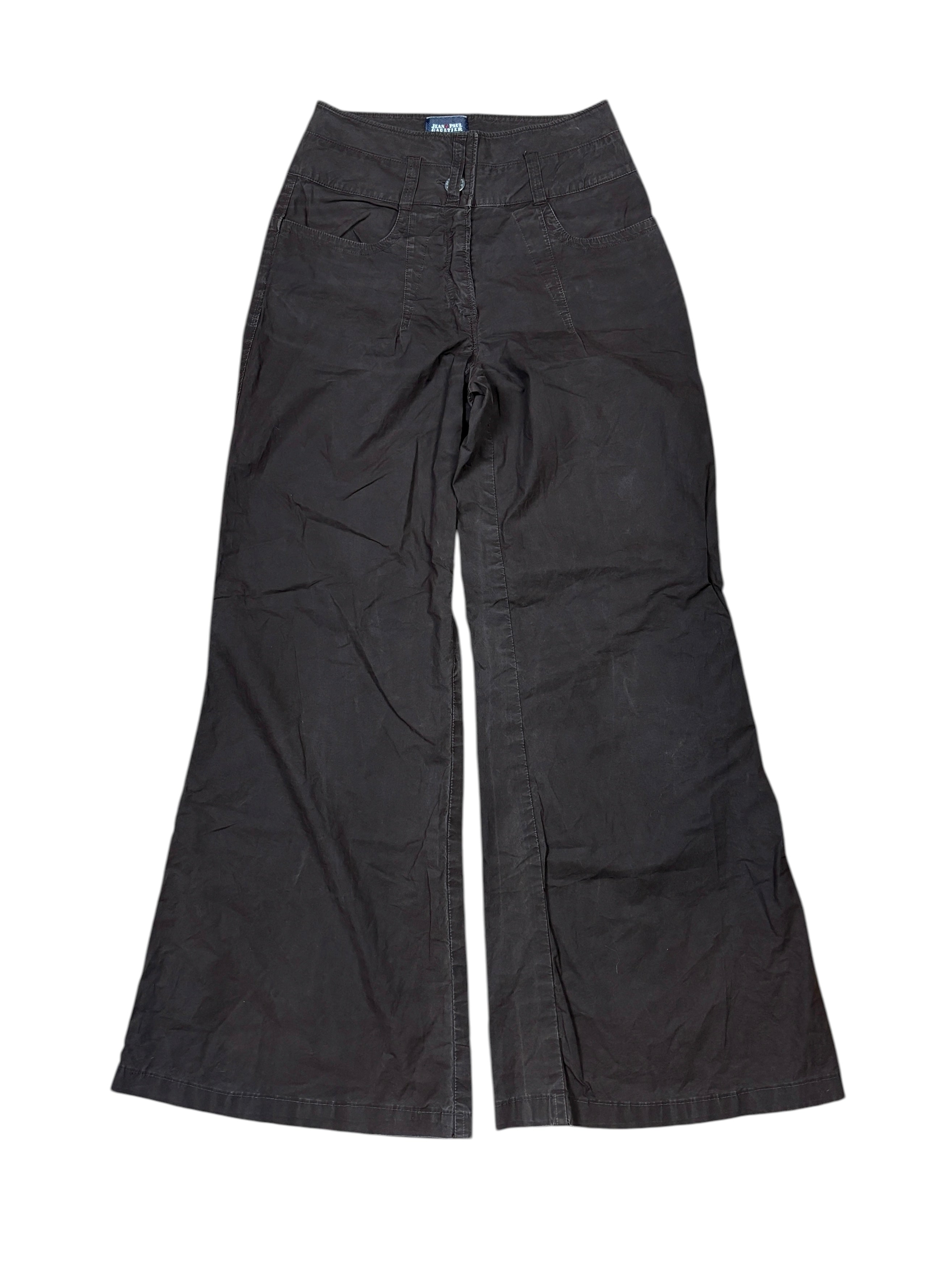 Jean Paul Gaultier Wide Leg Cotton Trousers