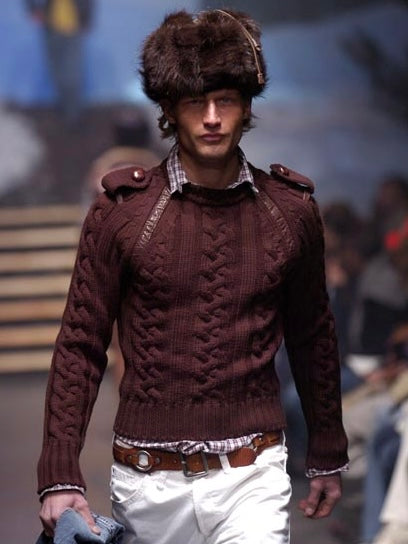AW2004 Dsquared2 Runway Wool Knit Sweater