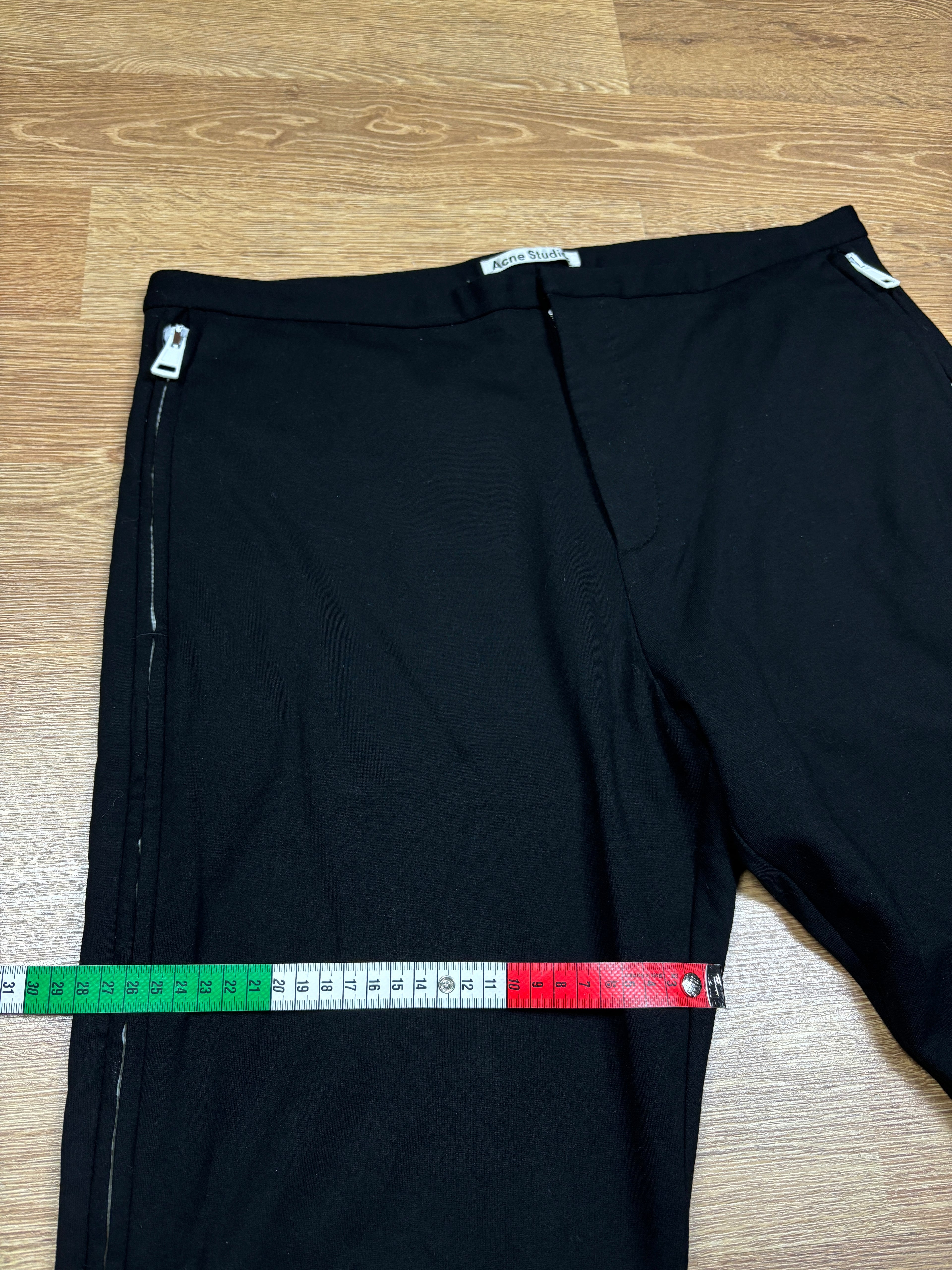 SS17 Acne Studios Full Zip Wide Leg Trousers