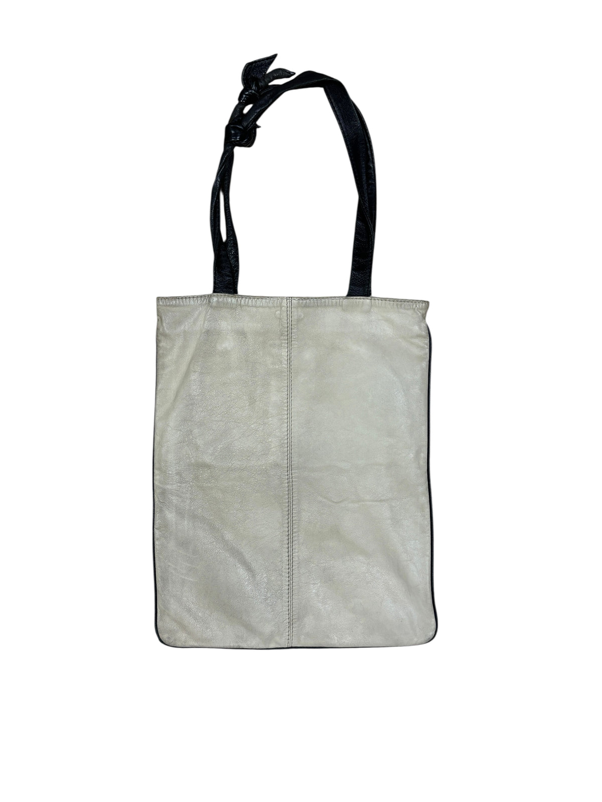 2000s Galliano Leather Tote Bag