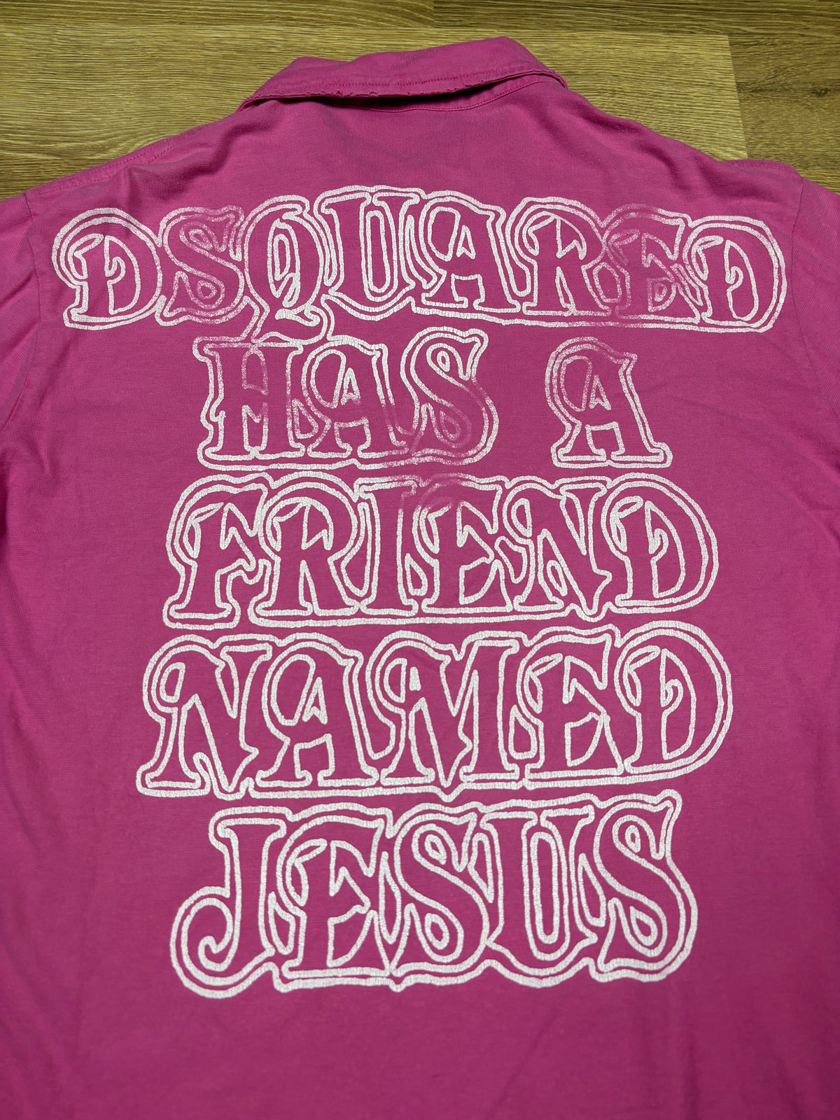 Dsquared2 AW2005 Pink Long Sleeve Polo