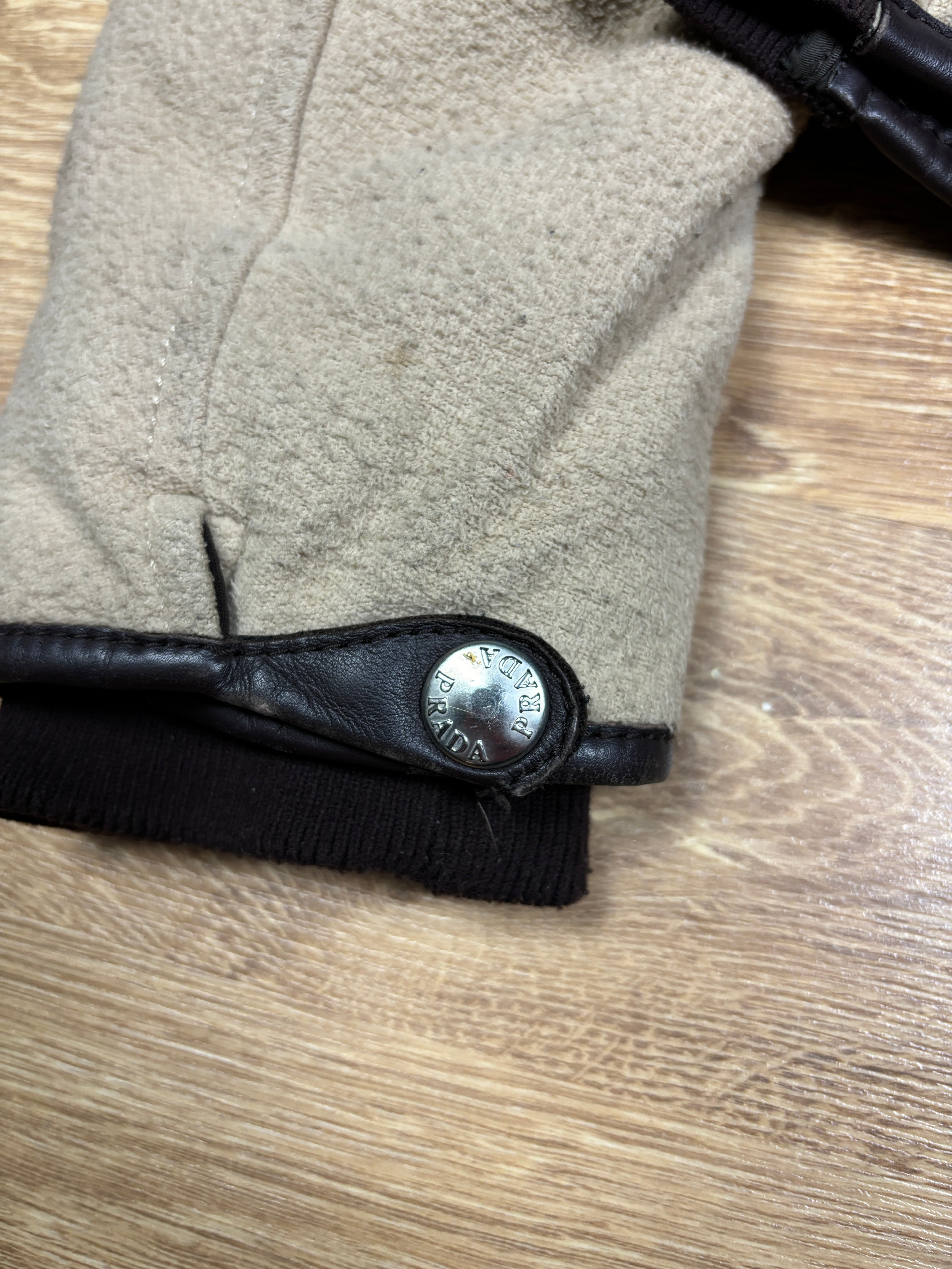 2000s Prada Fleece Scarf Jacket