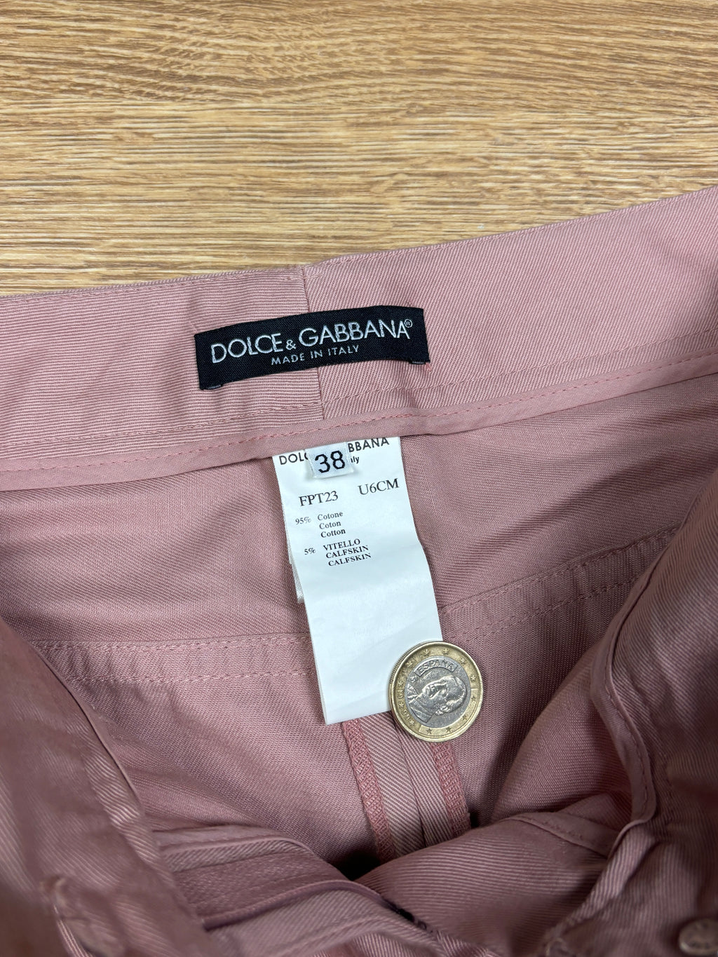 Pantalones utilitarios con tiras de bondage "SEX" de Dolce & Gabbana de la pasarela SS2003