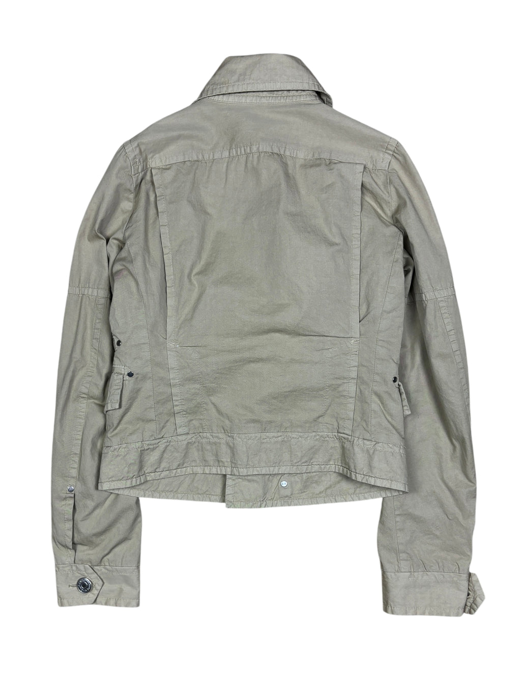 2000s Dsquared2 Asymmetrical Zip Cargo Jacket