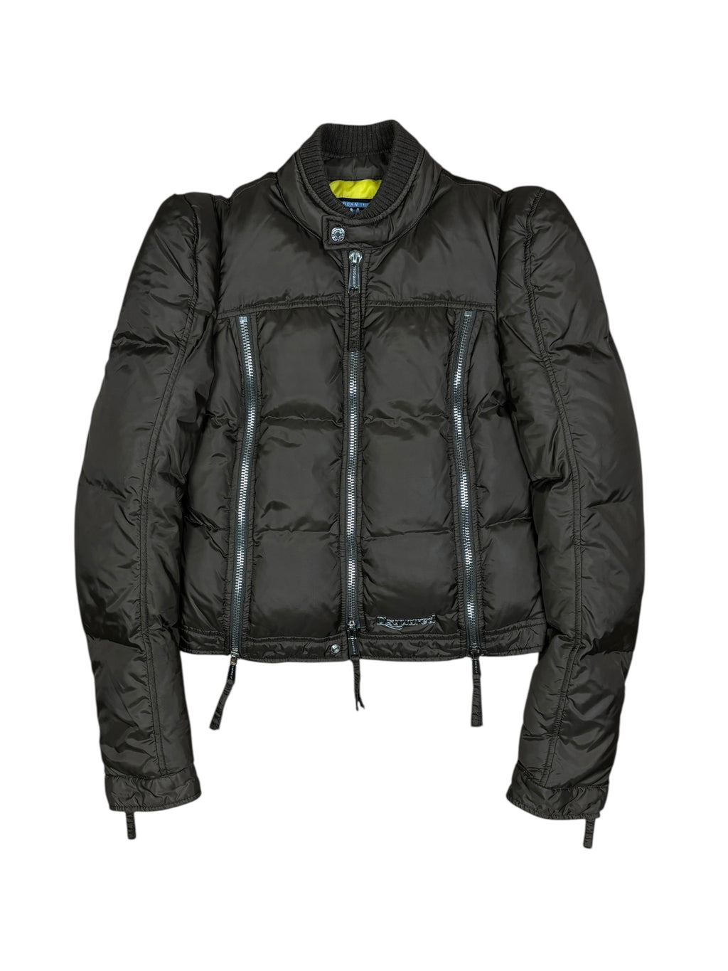 Dsquared2 Cropped Multi-Zip Puffer Jacket