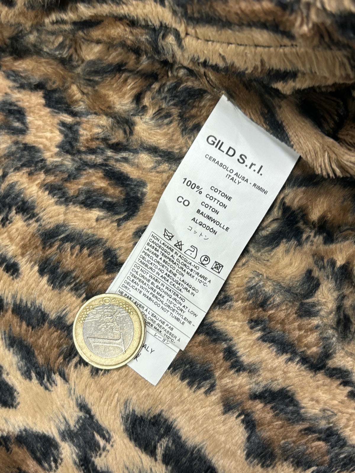 Andrew Mackenzie Fur Collar Leopard Lined Jacket