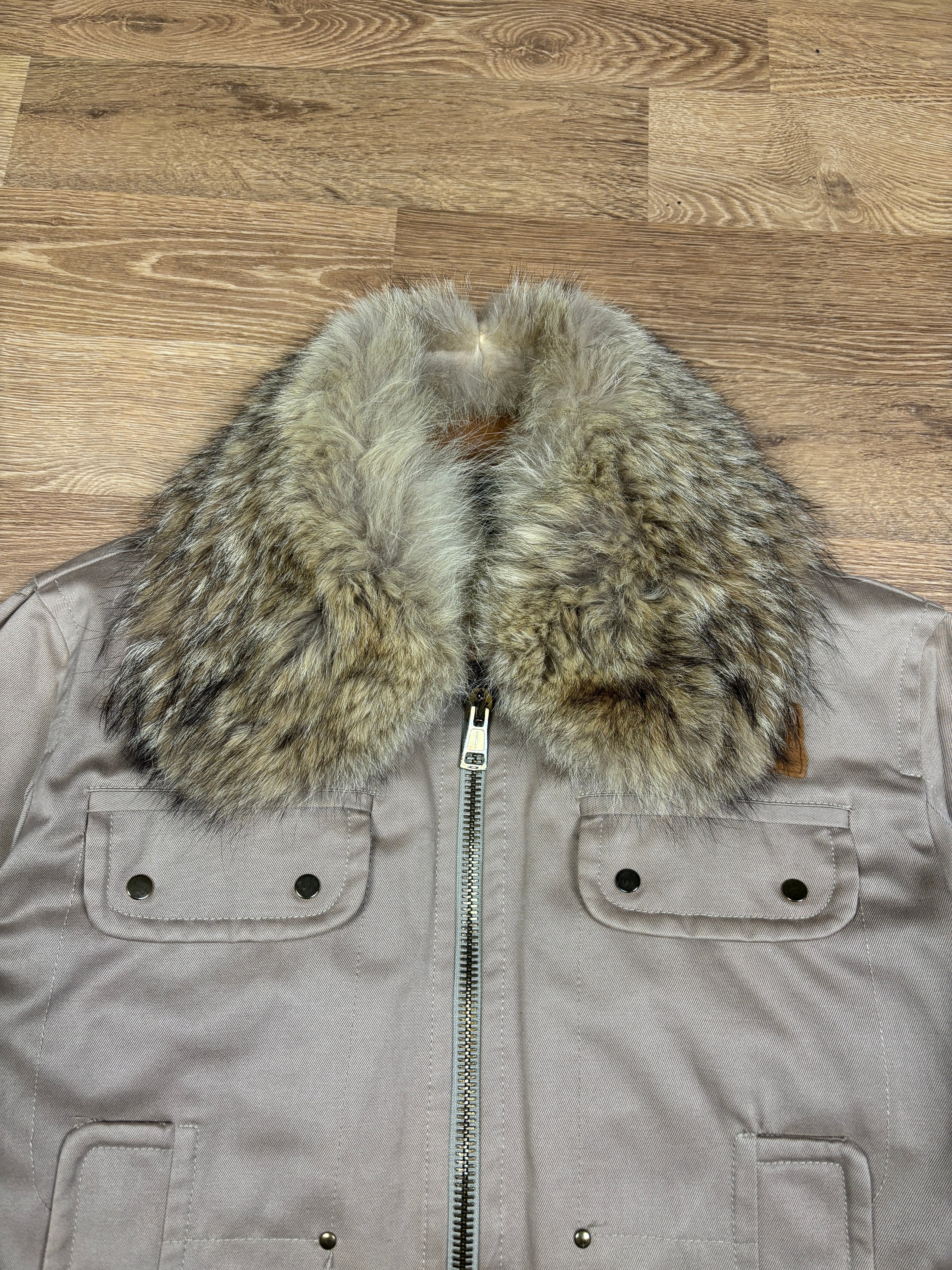 Dsquared2 AW2002 Runway Fur Collar Bomber Jacket
