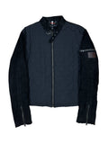 Armani Jeans AW2011 Leather Panel Biker Jacket